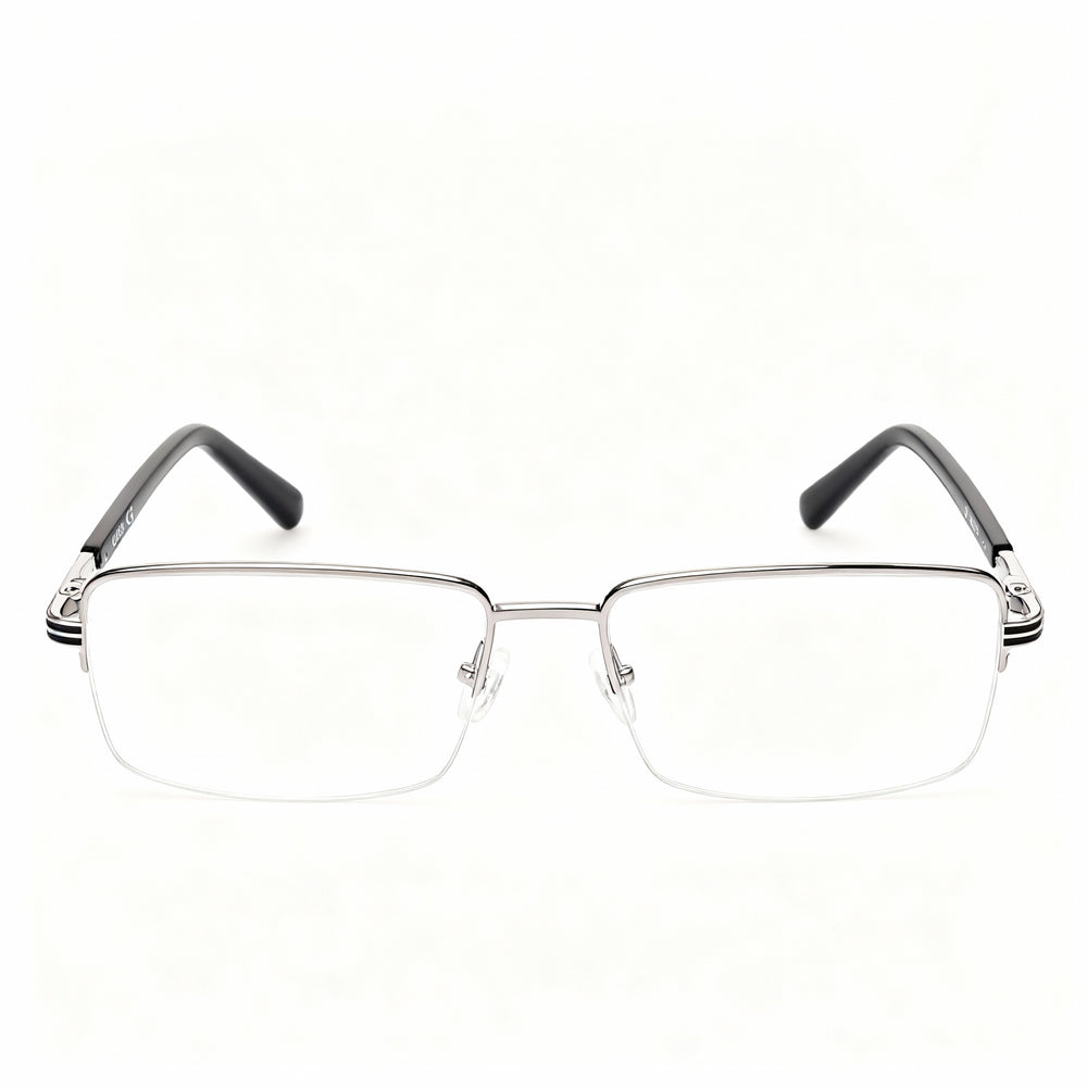 GUESS GU50044 Women's Nickel Tin Light Shiny Metal Eyeglasses 55-17-145