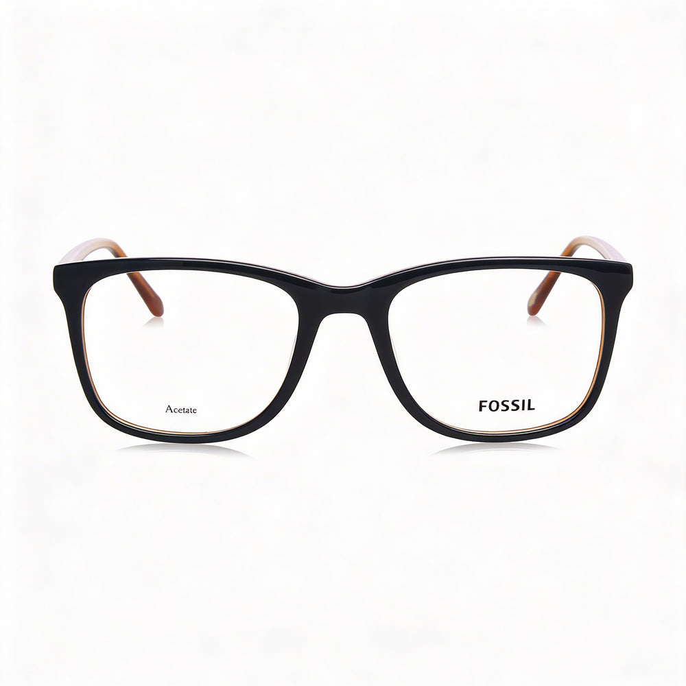 Gafas de sol Fossil FOS 7109 para mujer con montura de acetato azul y lentes de policarbonato azul (ancho de lente de 51 mm)