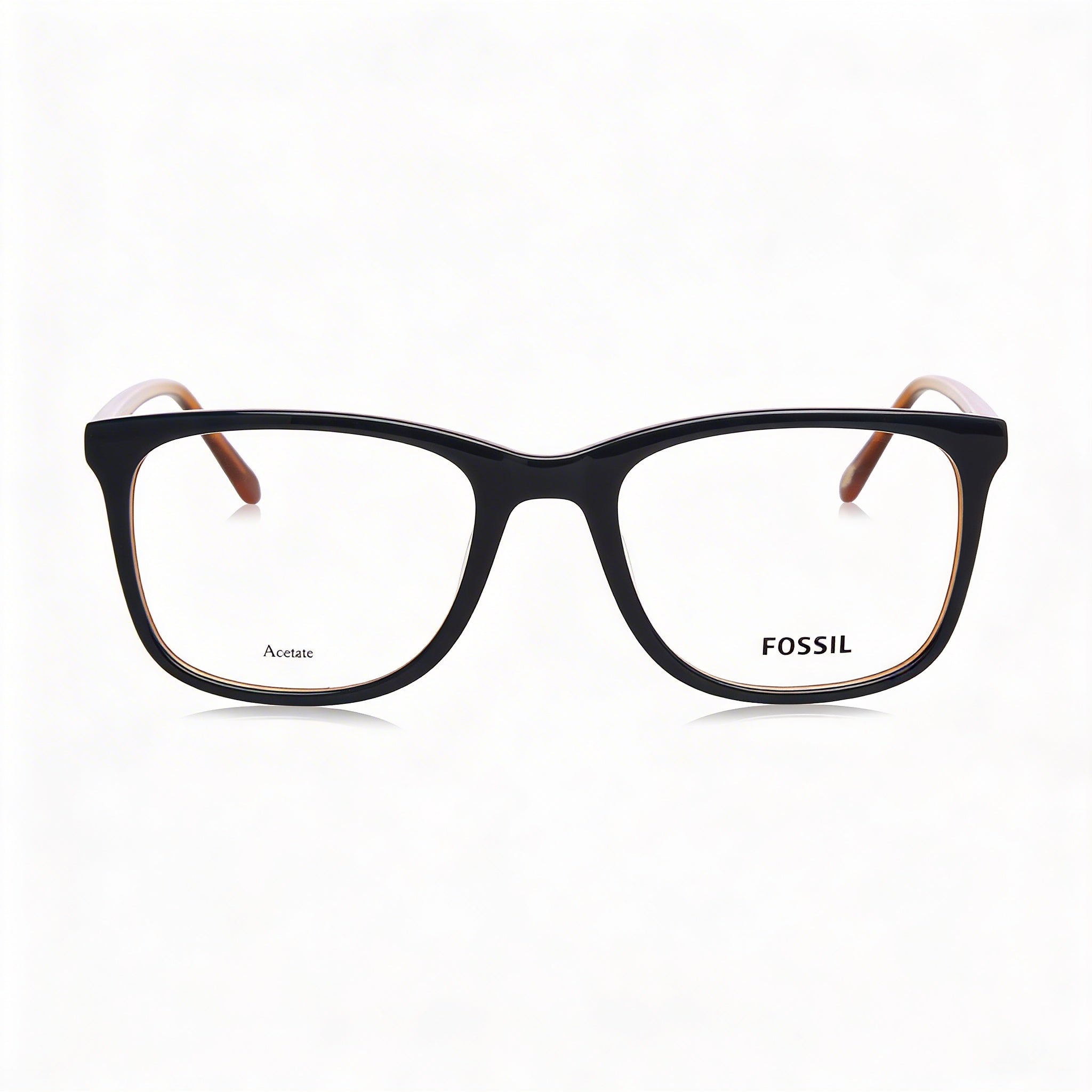Fossil FOS 7109 Women's Blue Acetate Frame Sunglasses with Blue Polycarbonate Lenses, 51mm Lens Width, Photo 2