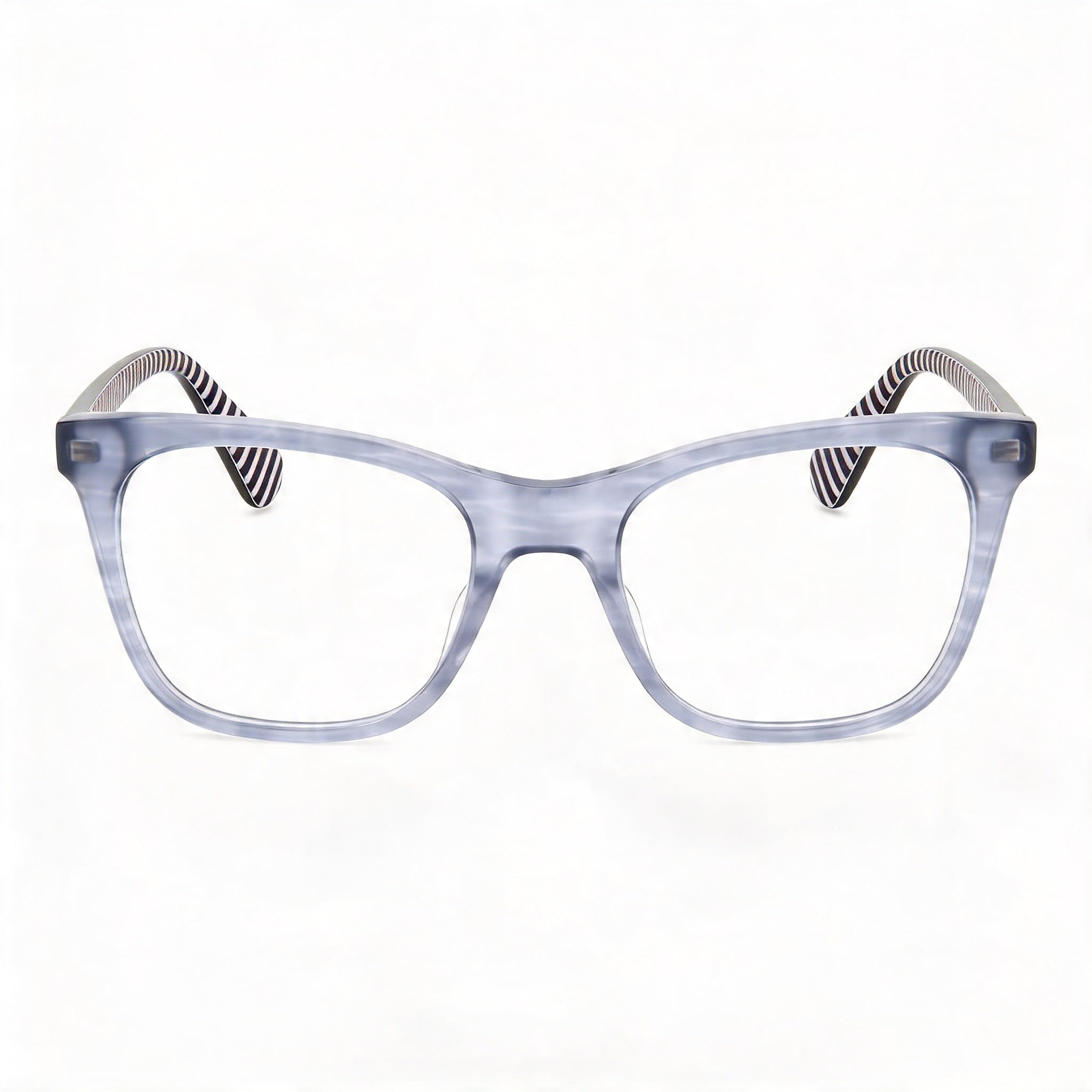 kate spade new york Classic Women's Rectangular Eyeglasses, Grey Horn Plastic Frame, Size 49-18-140, Photo 2