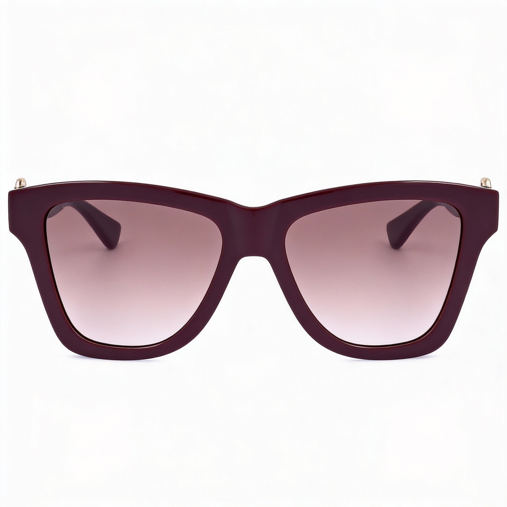Moschino MOS131/S Women's Modern Square Full-Rim Burgundy Plastic Sunglasses 54mm 100% UV Protected, Photo 3