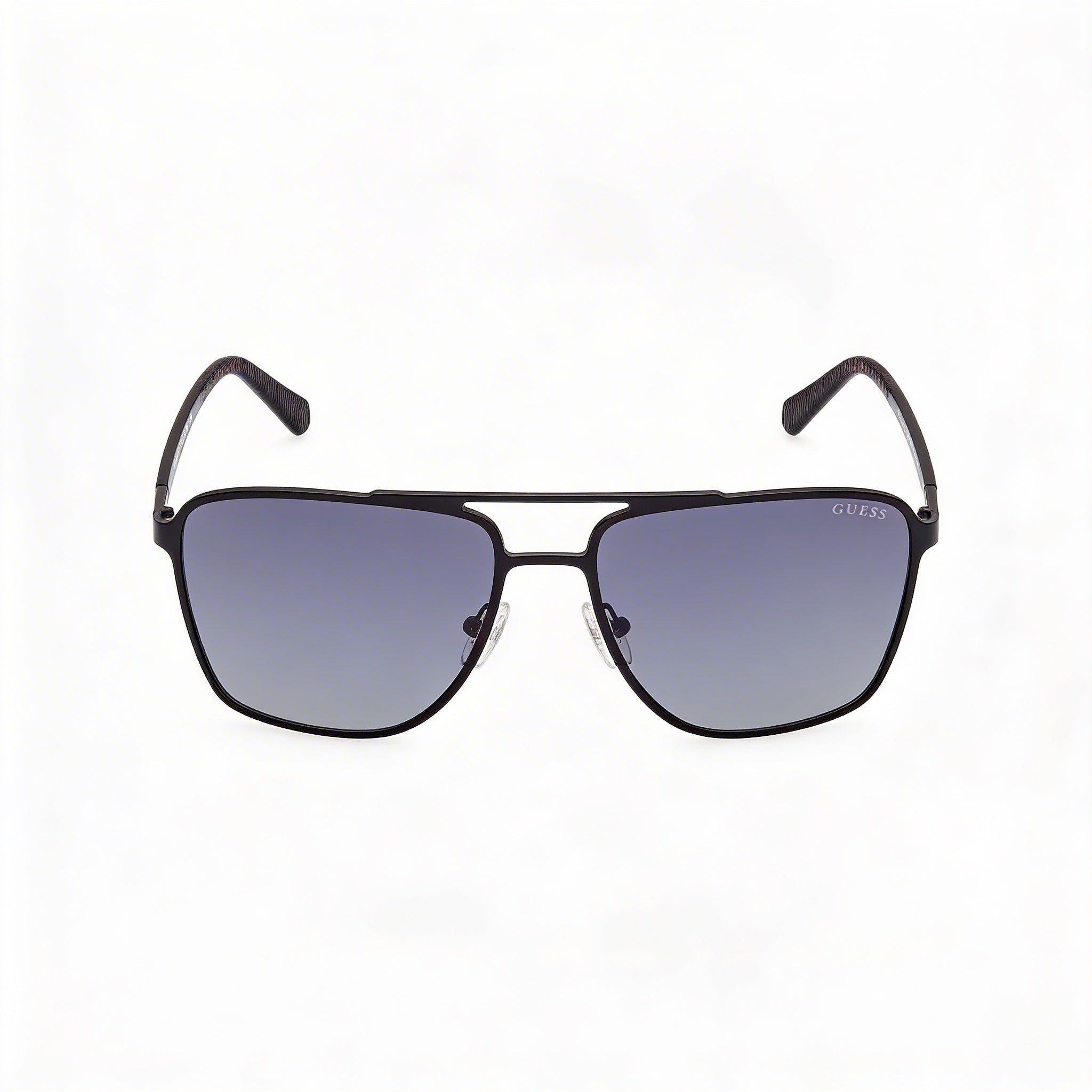 GUESS Comtemporary Unisex Matte Black Metal Frame Non-Polarized Tri Acetate Cellulose Smoke Lenses with UV Protection 60mm, Photo 2