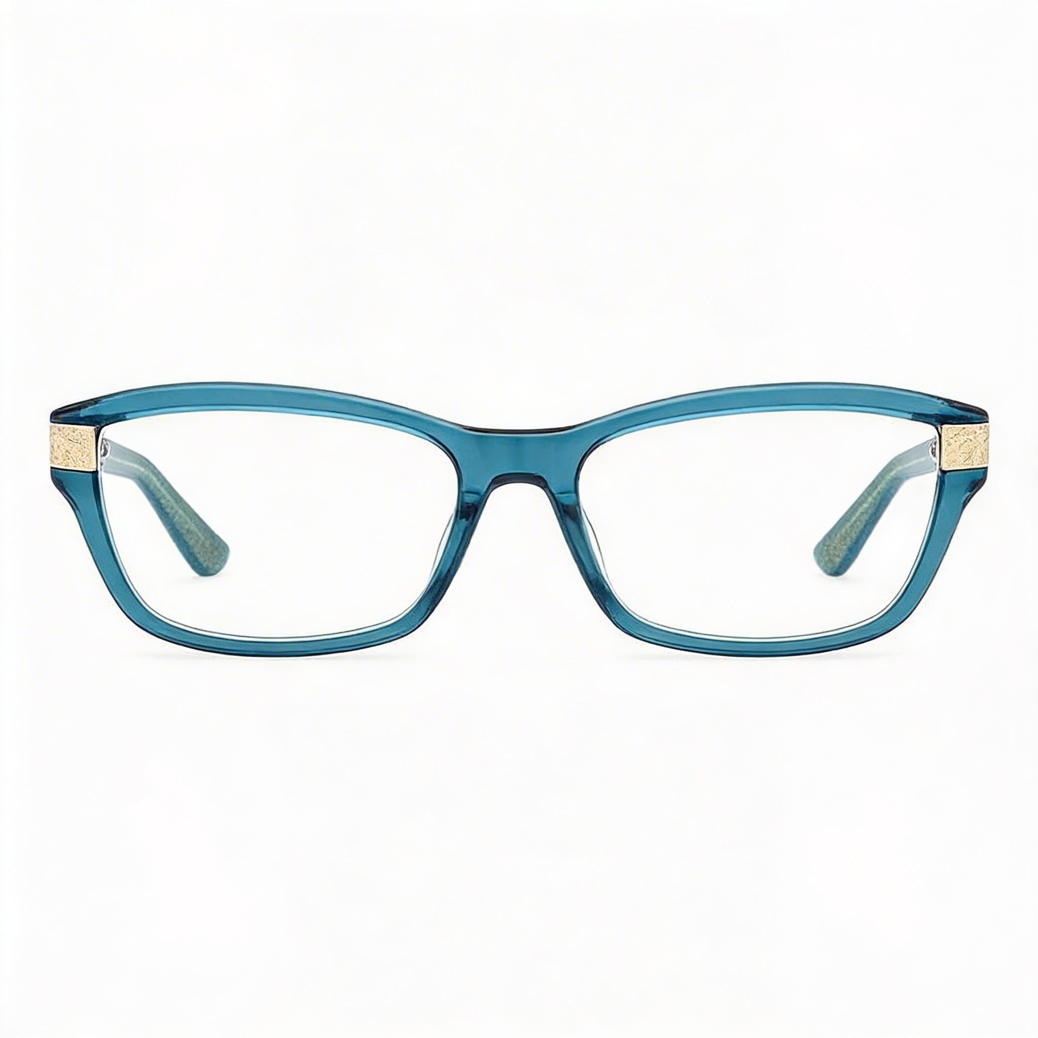 Gafas de sol Guess para mujer con montura de plástico moderna en turquesa brillante y lentes transparentes 54-16-140, Photo 2