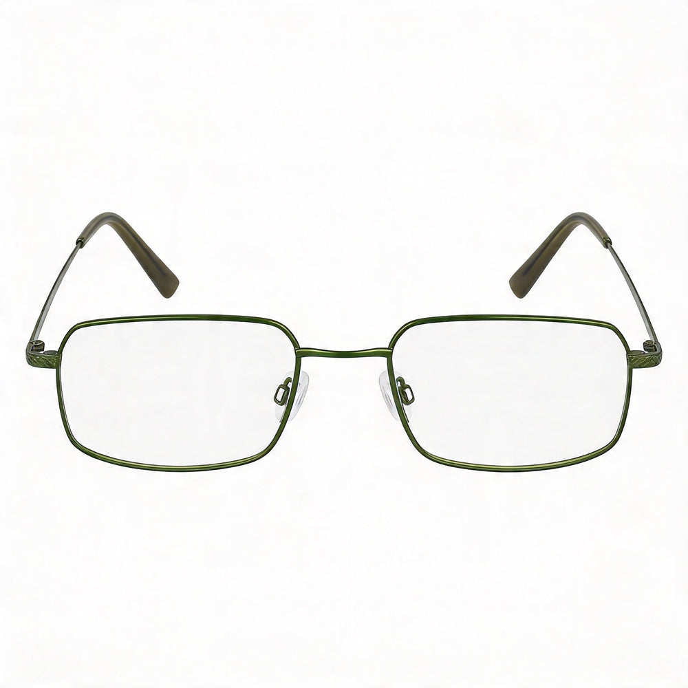 Flexon H6074 Men's Satin Olive Acetate Eyeglasses 52mm