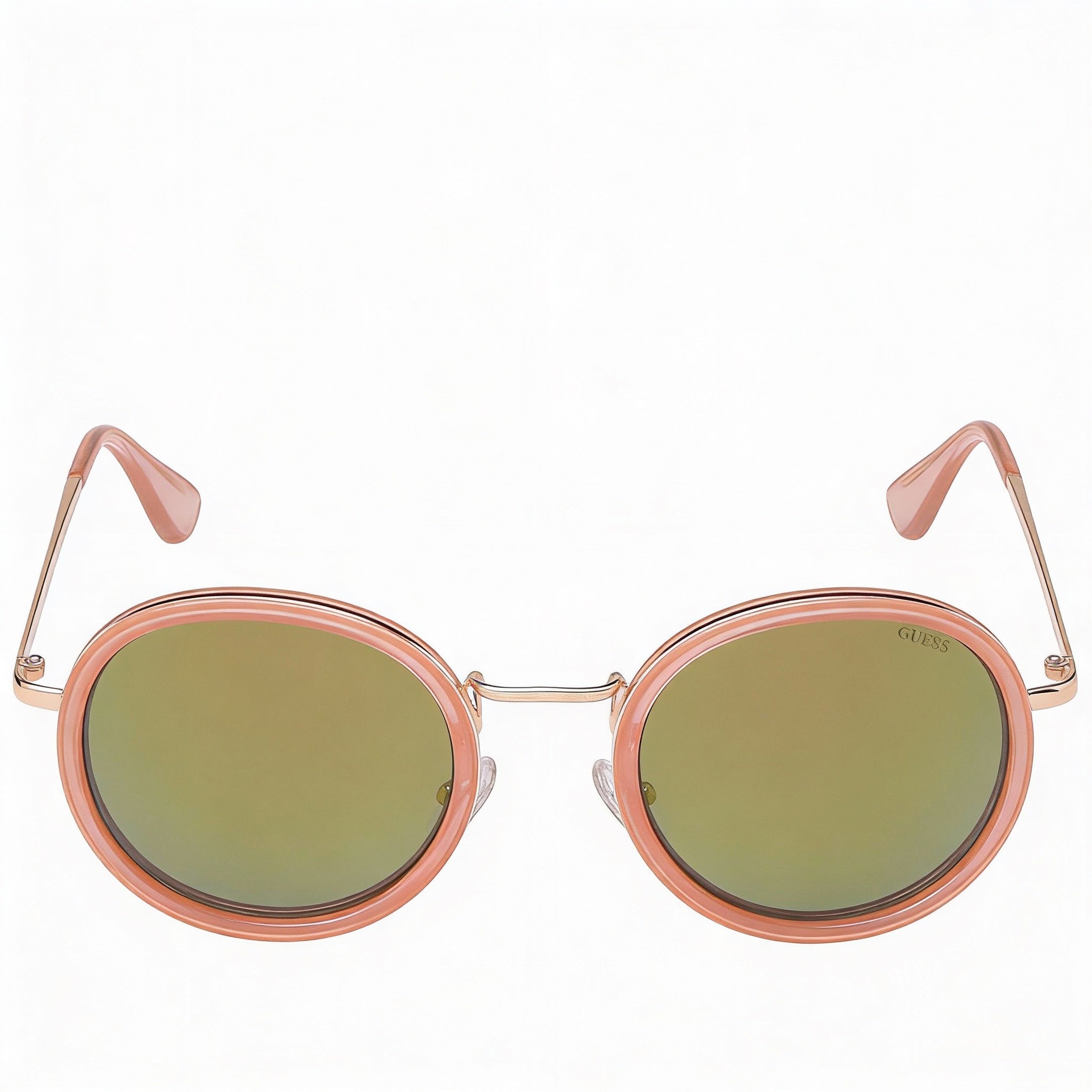 Gafas de sol GUESS Gf0303 para mujer, montura metálica, lentes degradados de espejo burdeos rosa, protección UV 100 %, 49 mm, Photo 2