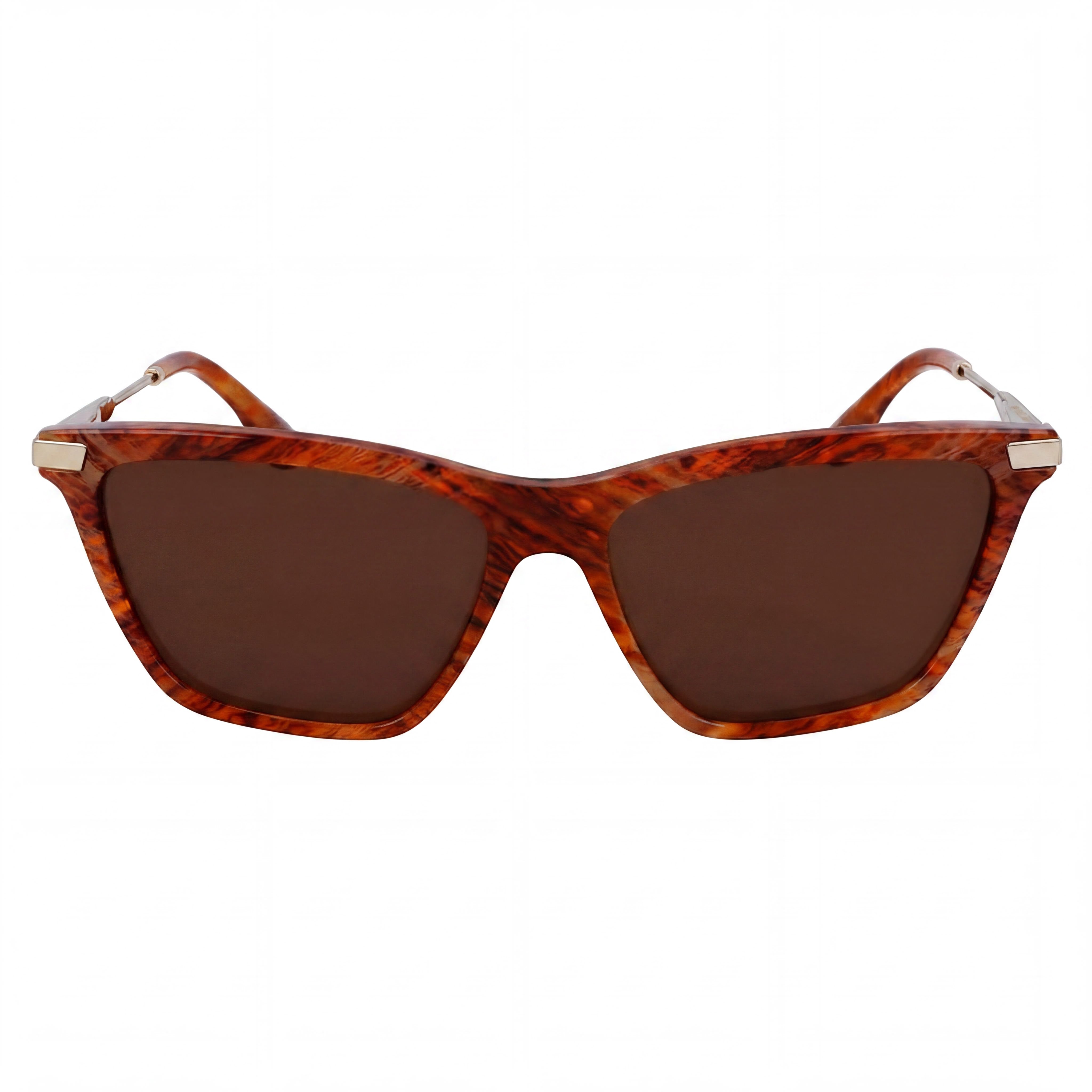 Victoria Beckham Modern Women's Acetate Non-Polarized Amber Horn Sunglasses 57mm, Photo 2