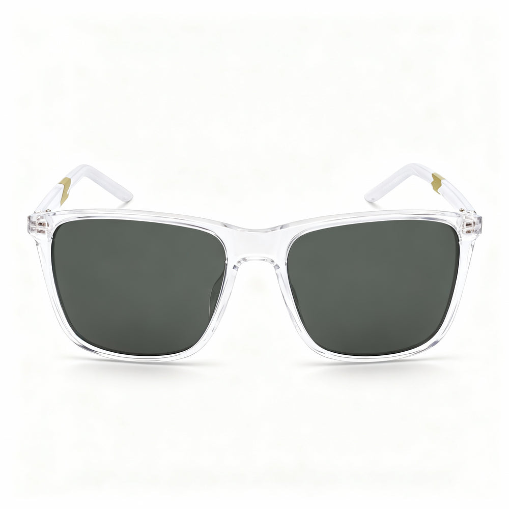 Nike STATE DV2290 Modern Unisex Injected Clear Green Polycarbonate Non-Polarized Eyewear 55mm