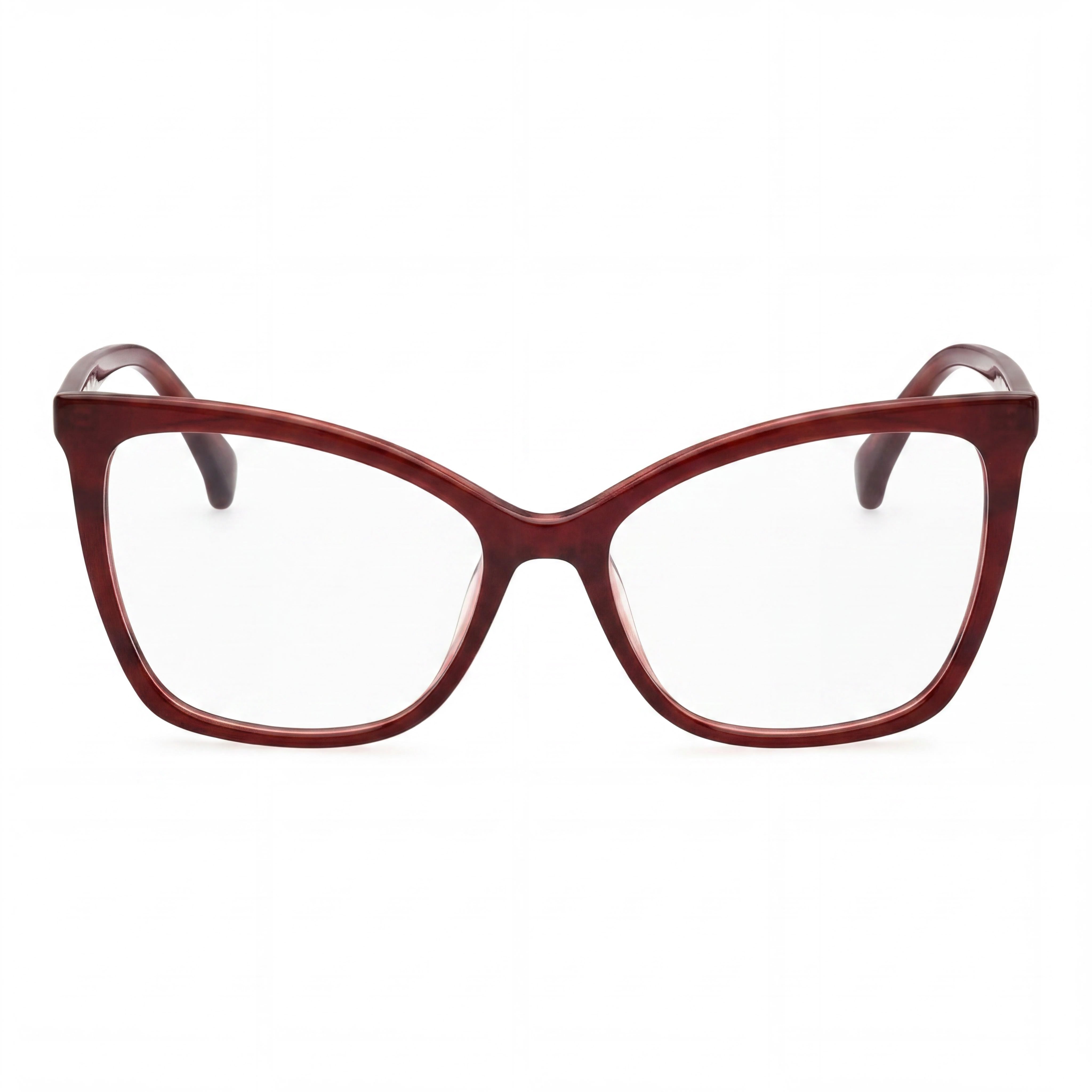 MaxMara MM5060 071 Women's Cat Eye Plastic Eyeglasses Bordeaux 54-16-140, Photo 2