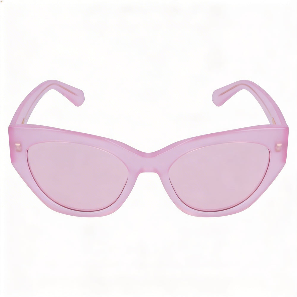 Salvatore Ferragamo Sf1107s Unisex Plastic Multi-coloured Sunglasses with Opaline Pink Non-Polarized Lenses, UV Protection, 55mm