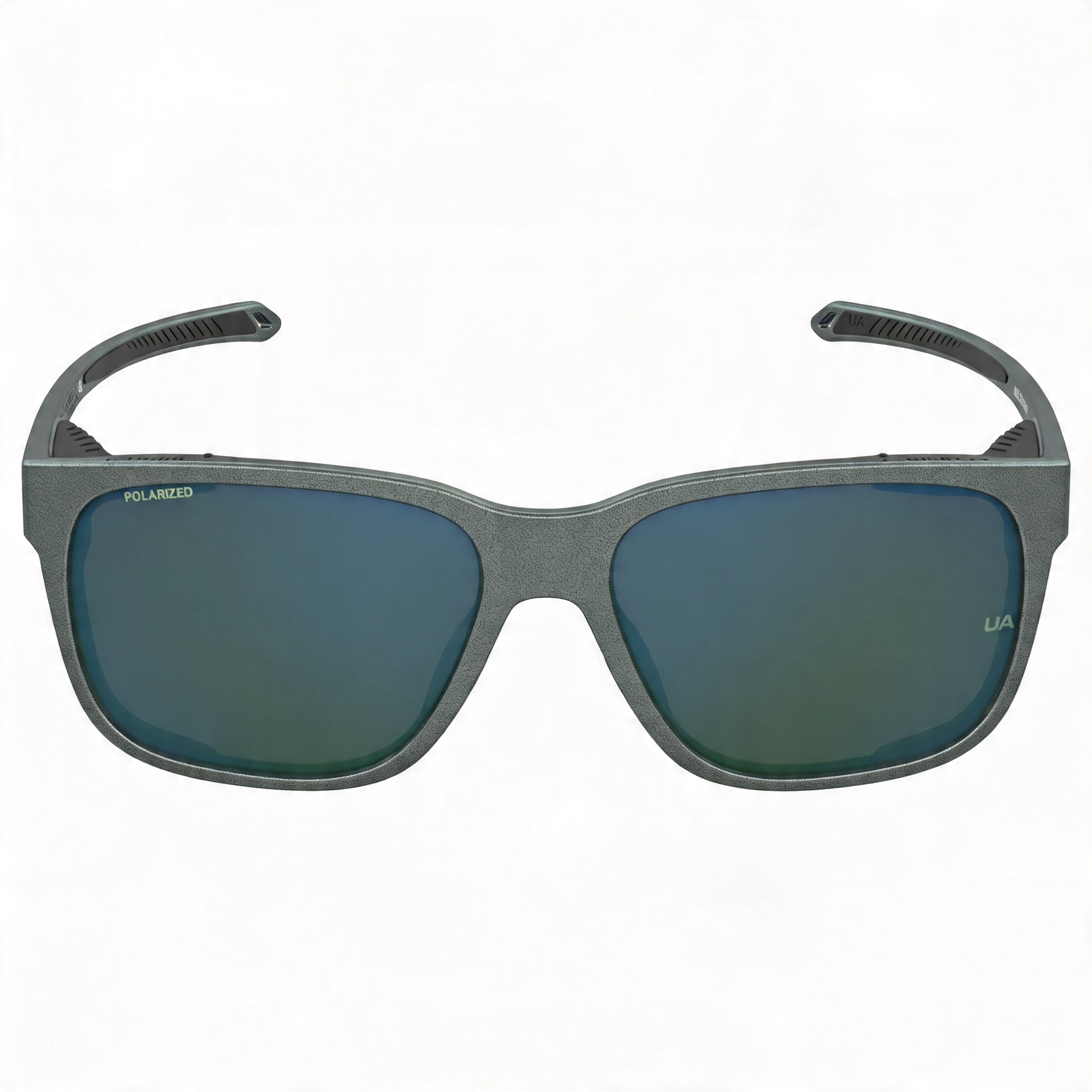 Under Armour Comtemporary Men's Polarized Sunglasses, Metalized Grey Green, 58mm, Photo 2