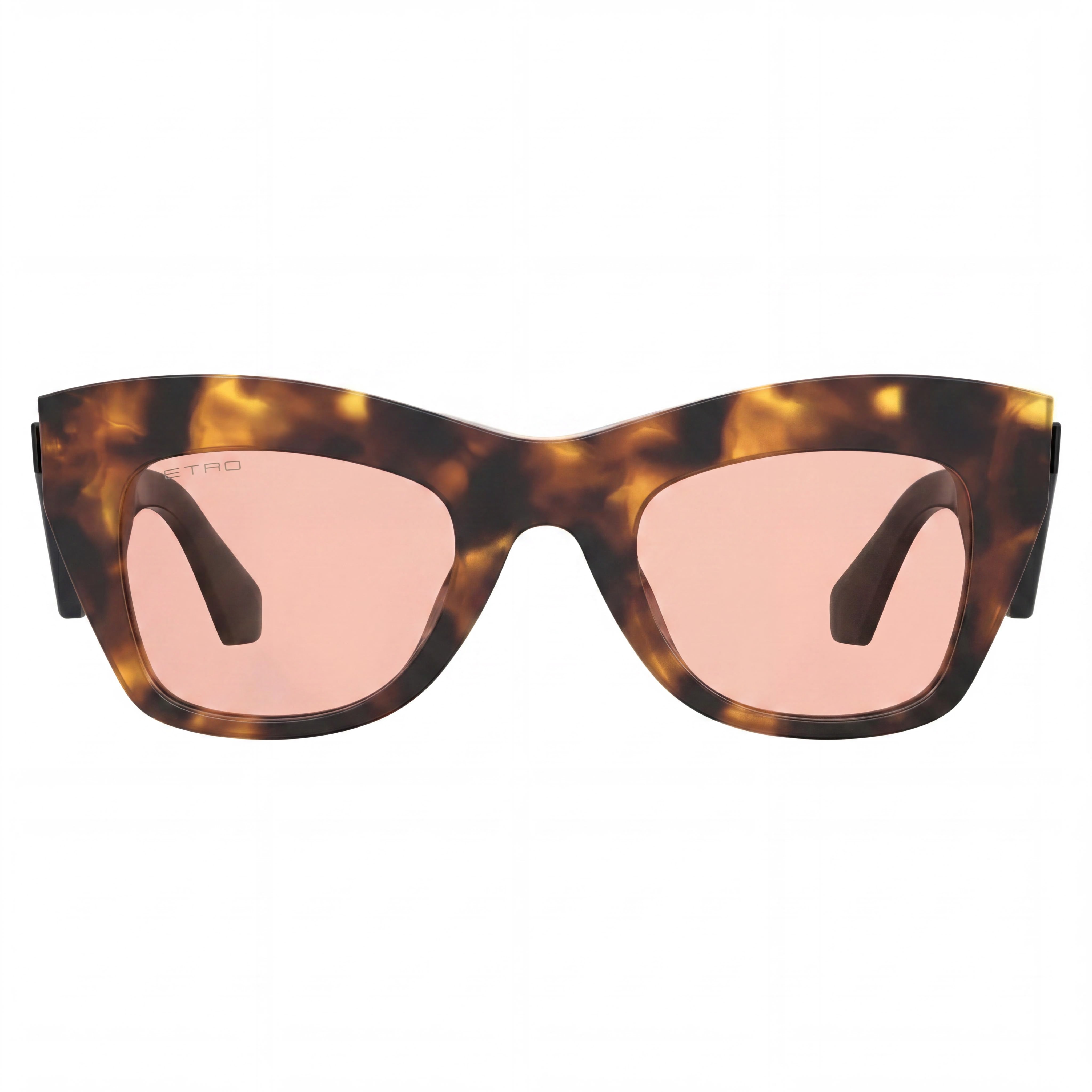 Gafas de sol informales de acetato Etro para mujer, montura miel habana, lentes rosas no polarizadas de 51 mm, Photo 2