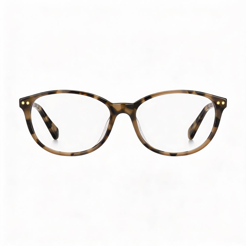 Gafas de sol EVANGELINE/F de Kate Spade New York para mujer con montura de acetato color habana oscuro y lentes de policarbonato color habana (53 mm)