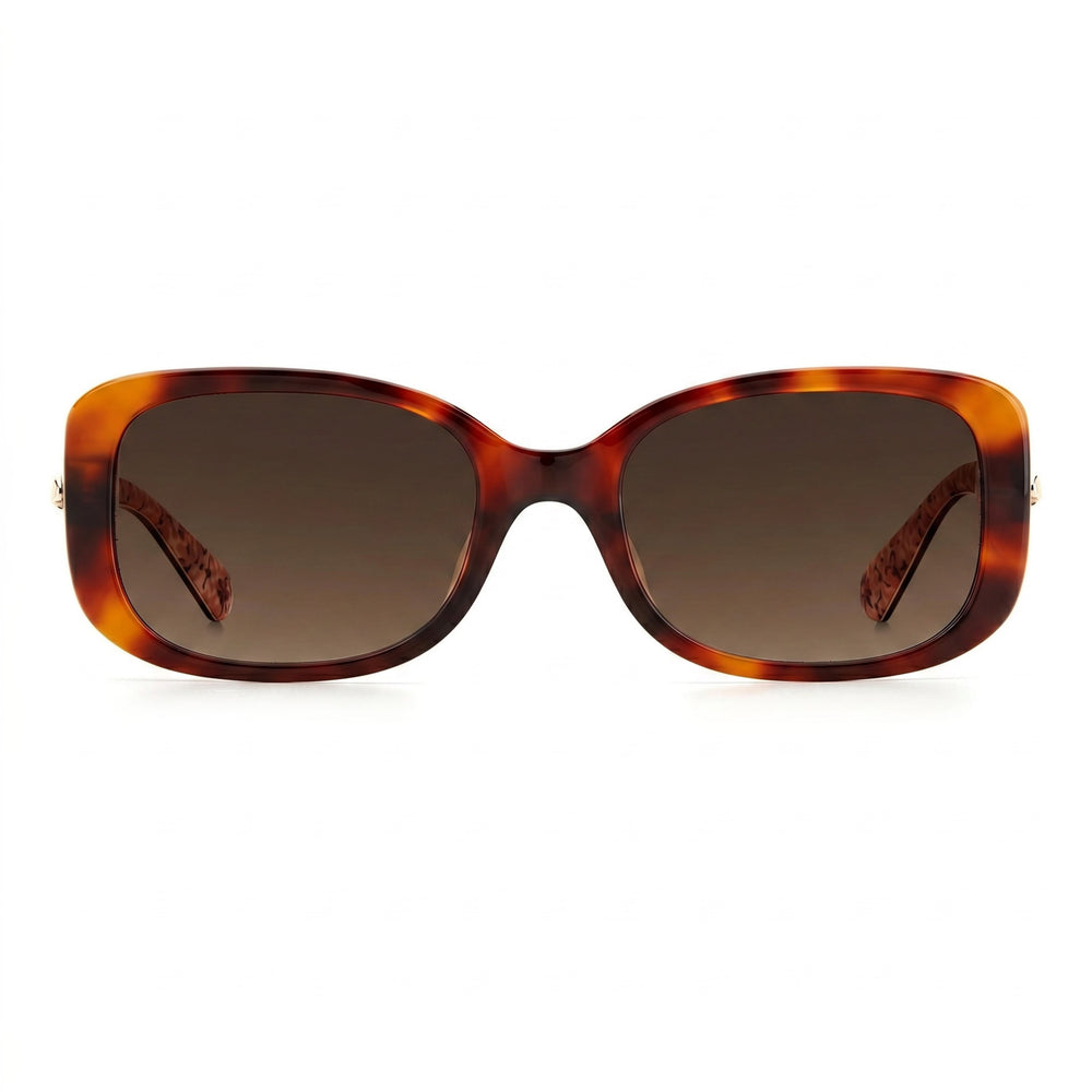 kate spade new york Dionna/S Women's Havana Plastic Frame UV Protected Gradient Brown Lenses Prescription-Ready Sunglasses 52mm