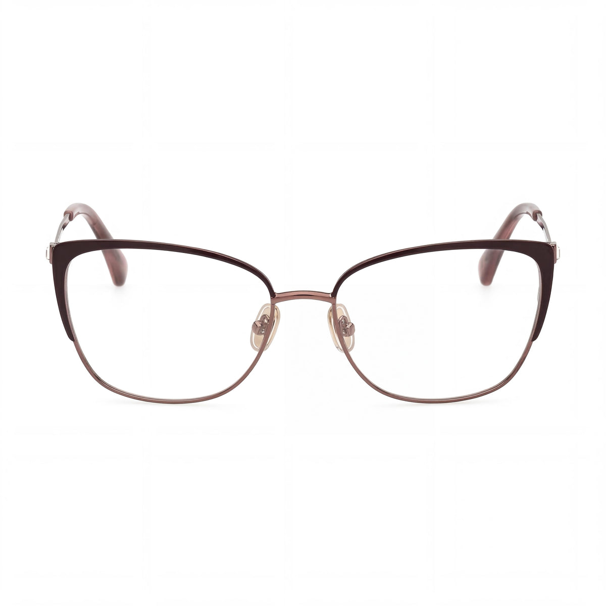 Gafas MaxMara Modern para mujer de metal en bronce, 55 mm de ancho de lente, 16 mm de puente, 140 mm de patilla, Photo 2