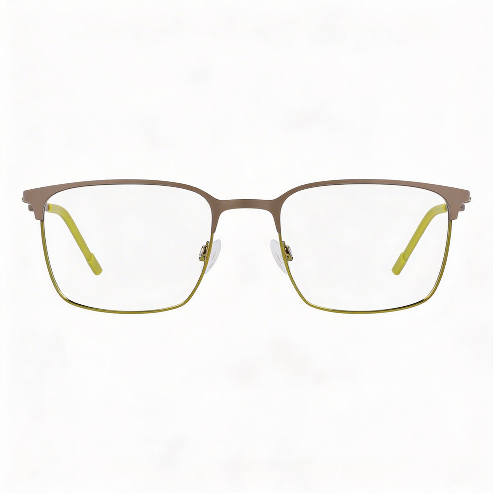 Gafas Flexon E1140 de acetato unisex color gris mate y verde matcha de 54 mm