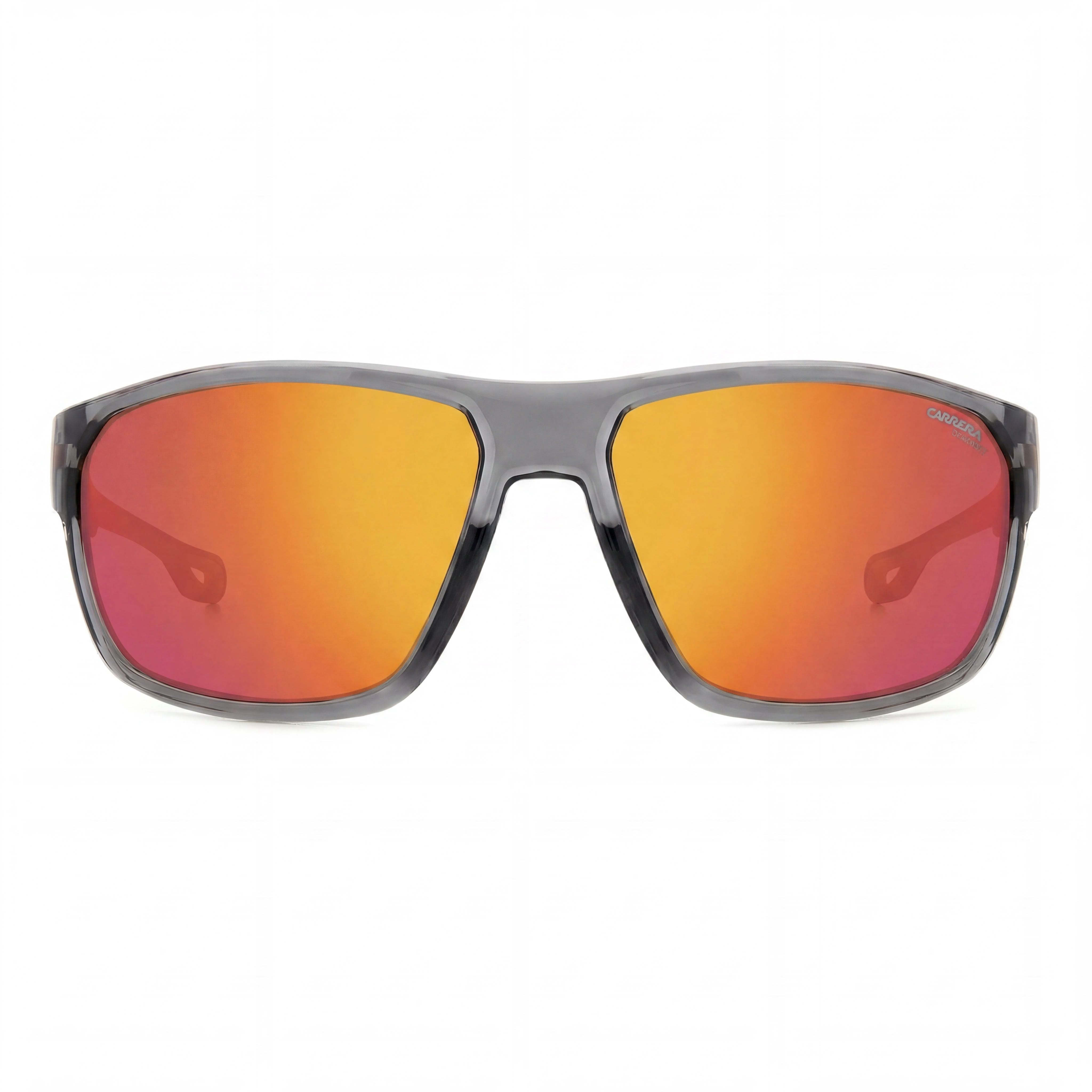 Carrera Casual Hombre Poliamida Ecológica Gris Naranja Lente Policarbonato con Protección UV 400 63mm, Photo 2