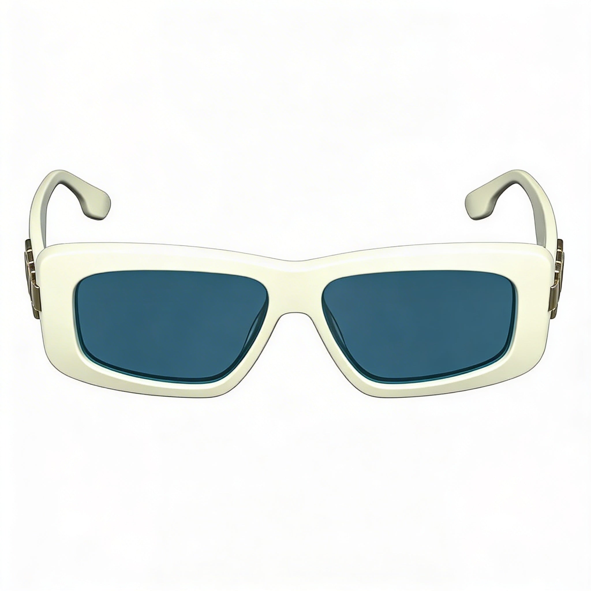 Victoria Beckham Vb669s Unisex White Frame White Lens Plastic Sunglasses 55mm 100% UV Protection, Photo 2