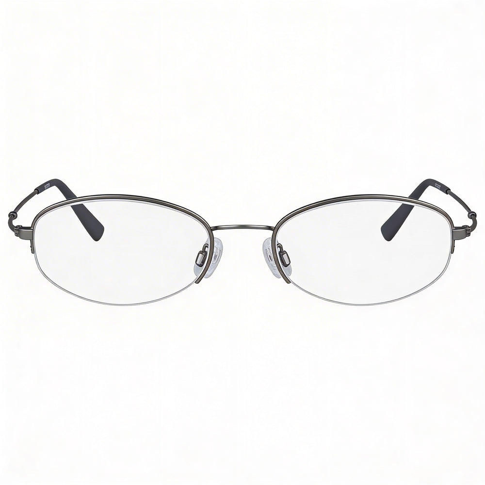 Gafas unisex Flexon H6030 fabricadas con material de montura Flexon, color bronce claro, ancho de lente de 50 mm