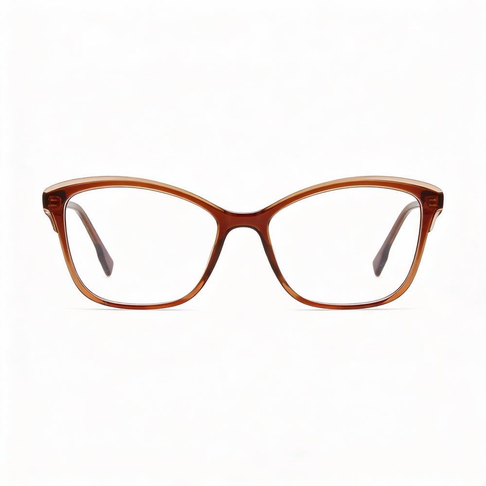 Karl Lagerfeld Modern Unisex Injected Frame Brown/Light Brown Non-Polarized UV Protected Sunglasses 56mm