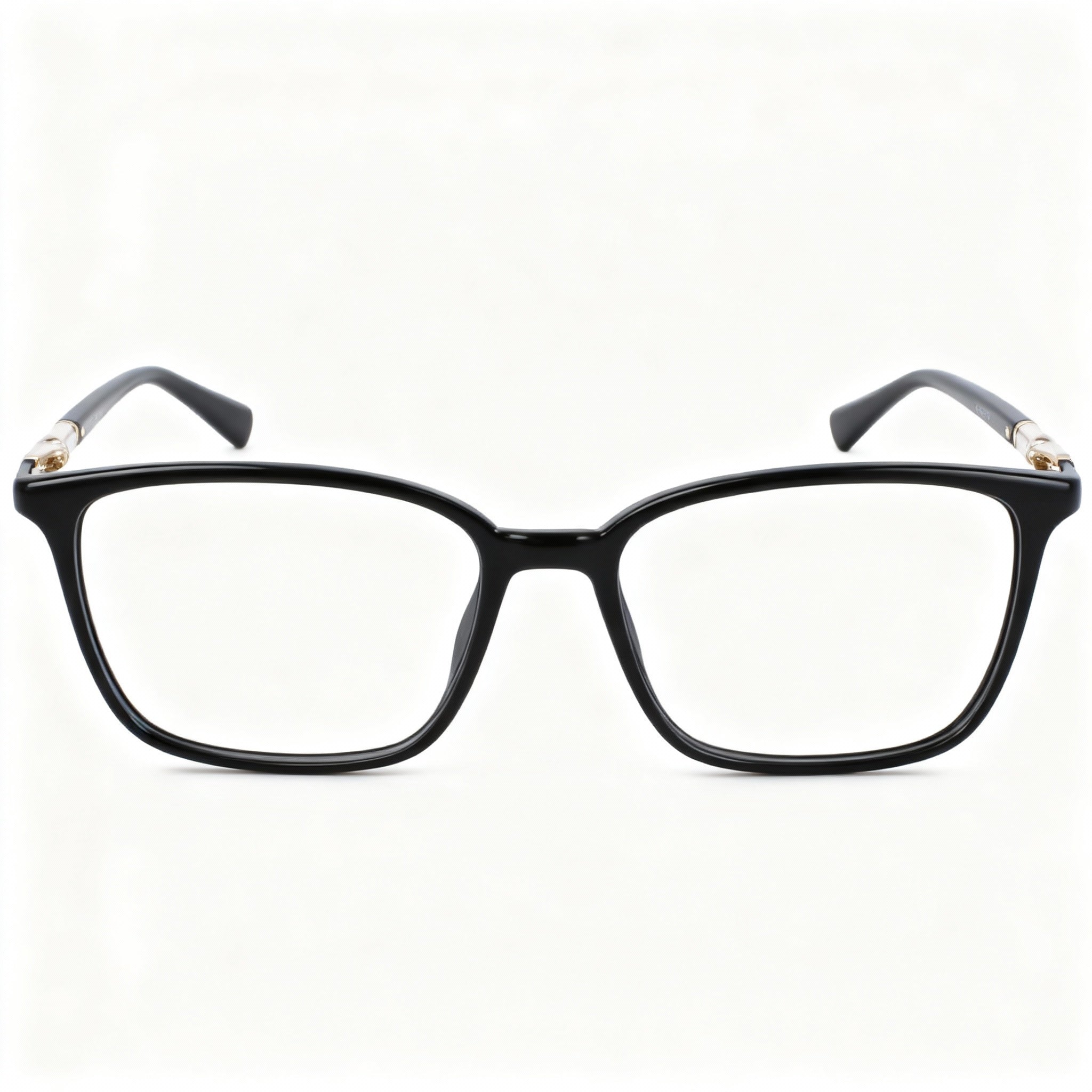 Longchamp LO2706 Women's Modern Square Full-Rim Black Plastic Frame Optical Eyeglasses, Size 52-16-140