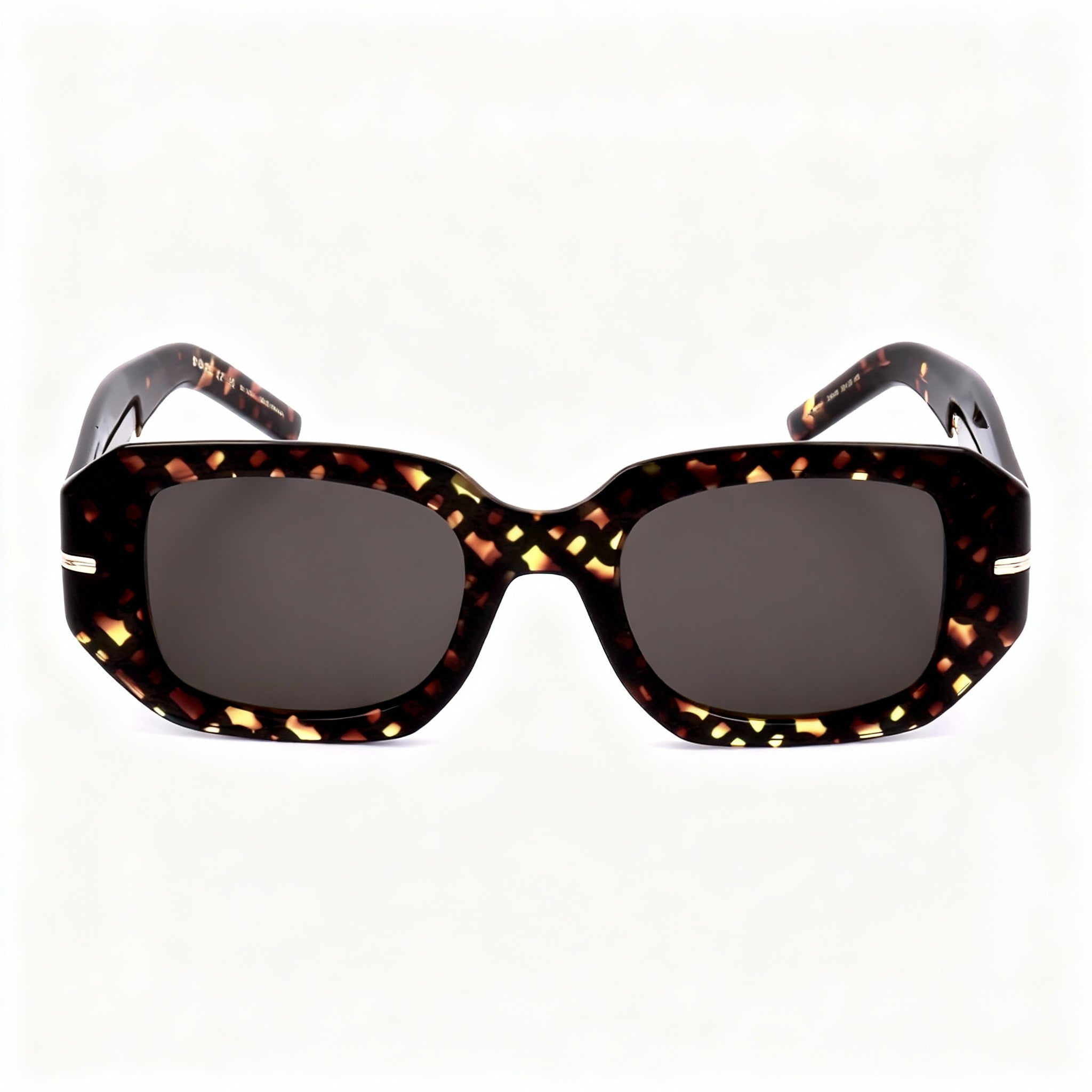 Hugo Boss Distinctive Codes Women's Eco Acetate Havana Grey Non-Polarized Grey Lens Sunglasses 50-21-145