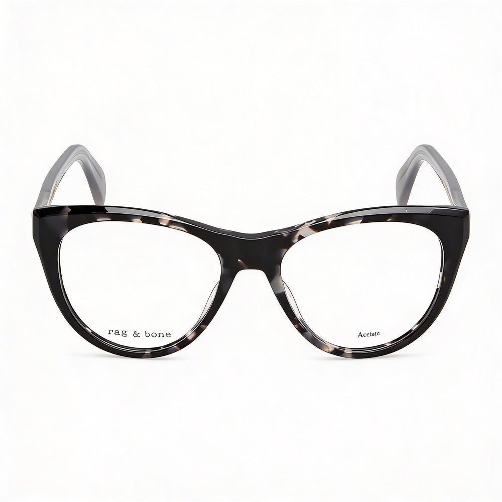 Rag & Bone Modern Women's Acetate Sunglasses featuring Grey Havana Frames and Polycarbonate Lenses, 51mm Lens Width