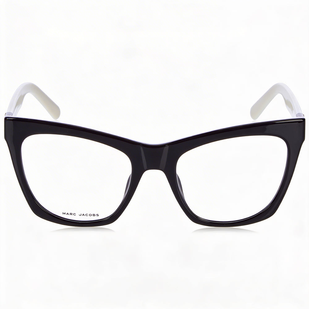 Marc Jacobs Marc 649 Women's Sunglasses, crafted with a Black White Cellulose Frame, 53mm Lens Width