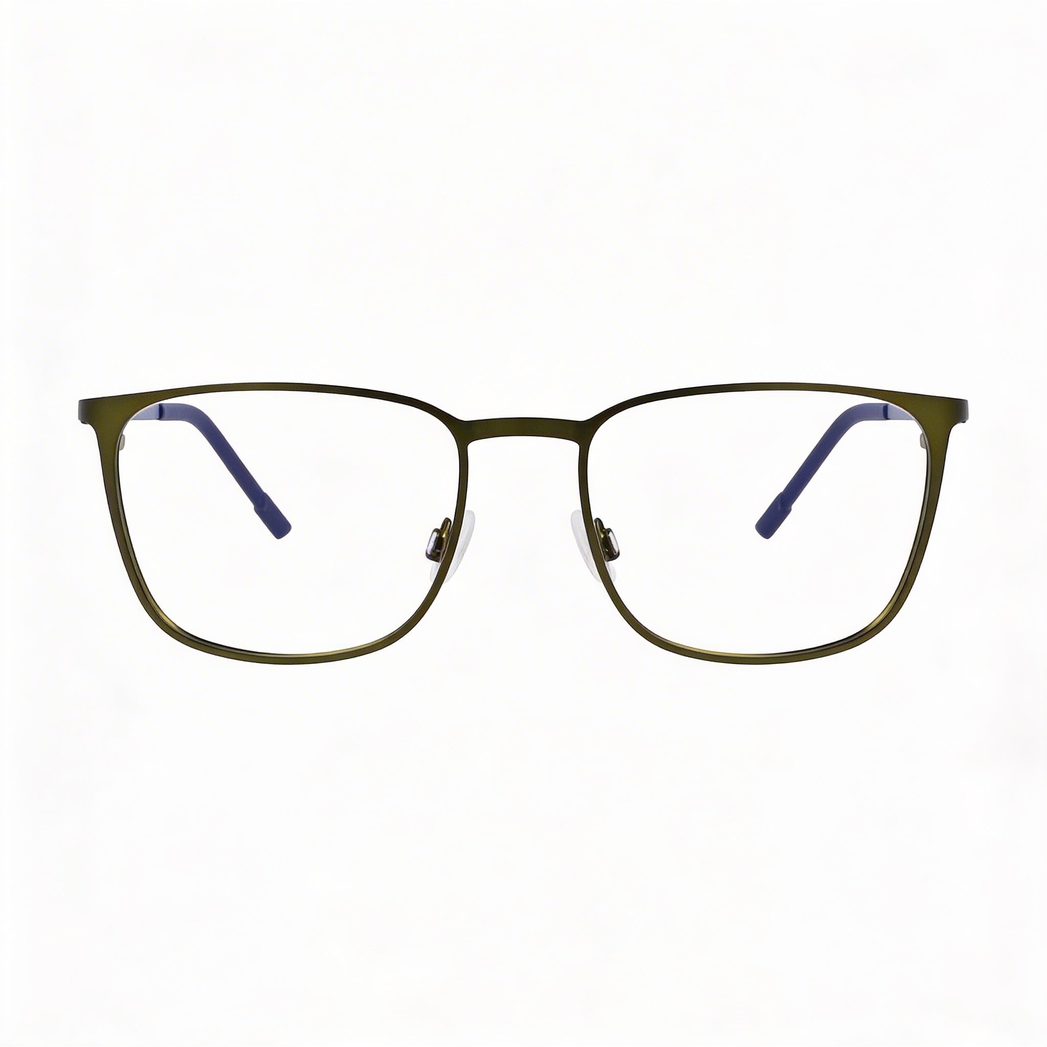 Gafas de sol Flexon E1143 para hombre, de metal, con lentes de policarbonato transparente, color azul alga mate, 54 mm, Photo 2