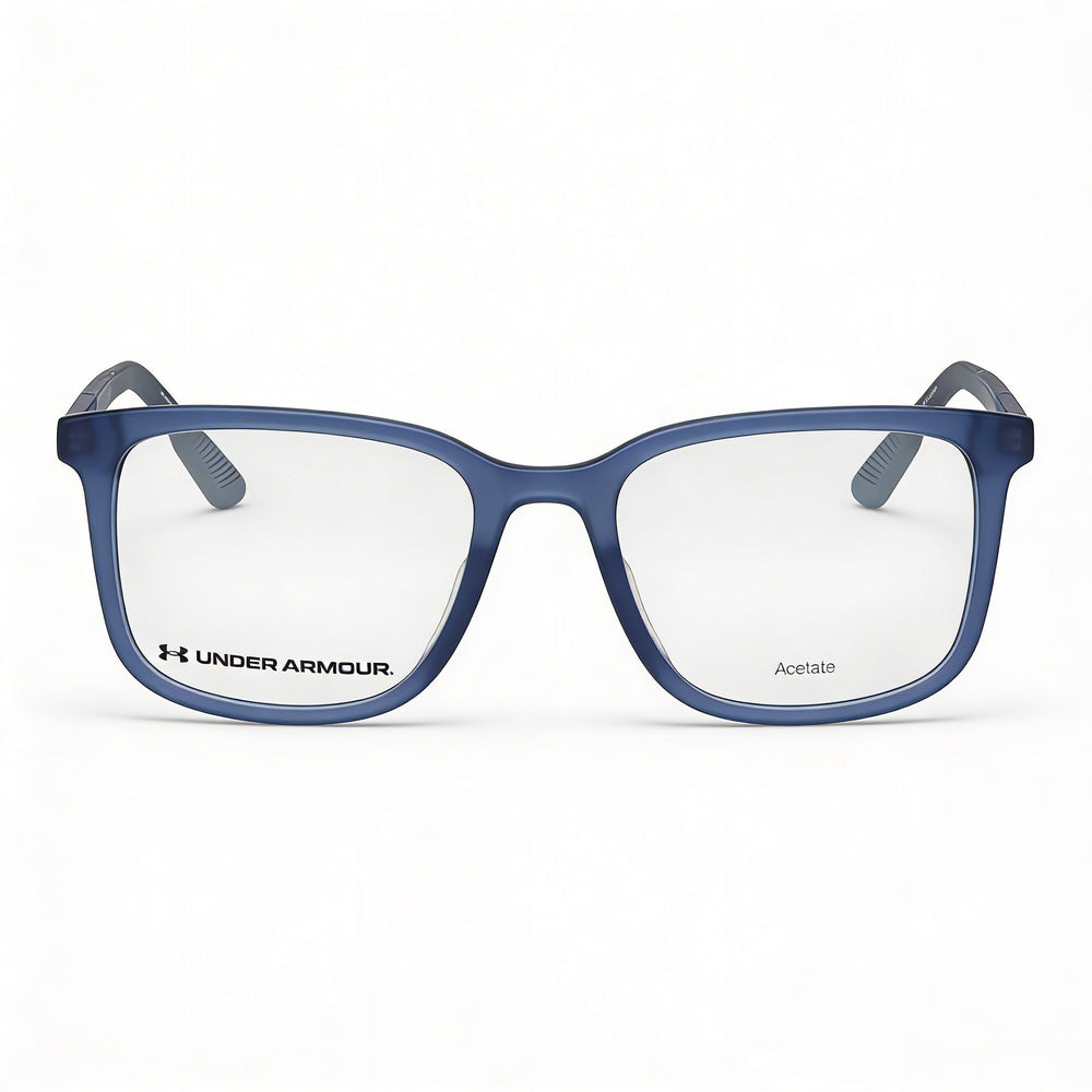 Gafas de sol Under Armour Ua 5010 para hombre con montura de plástico azul y lentes azules 53-19-145