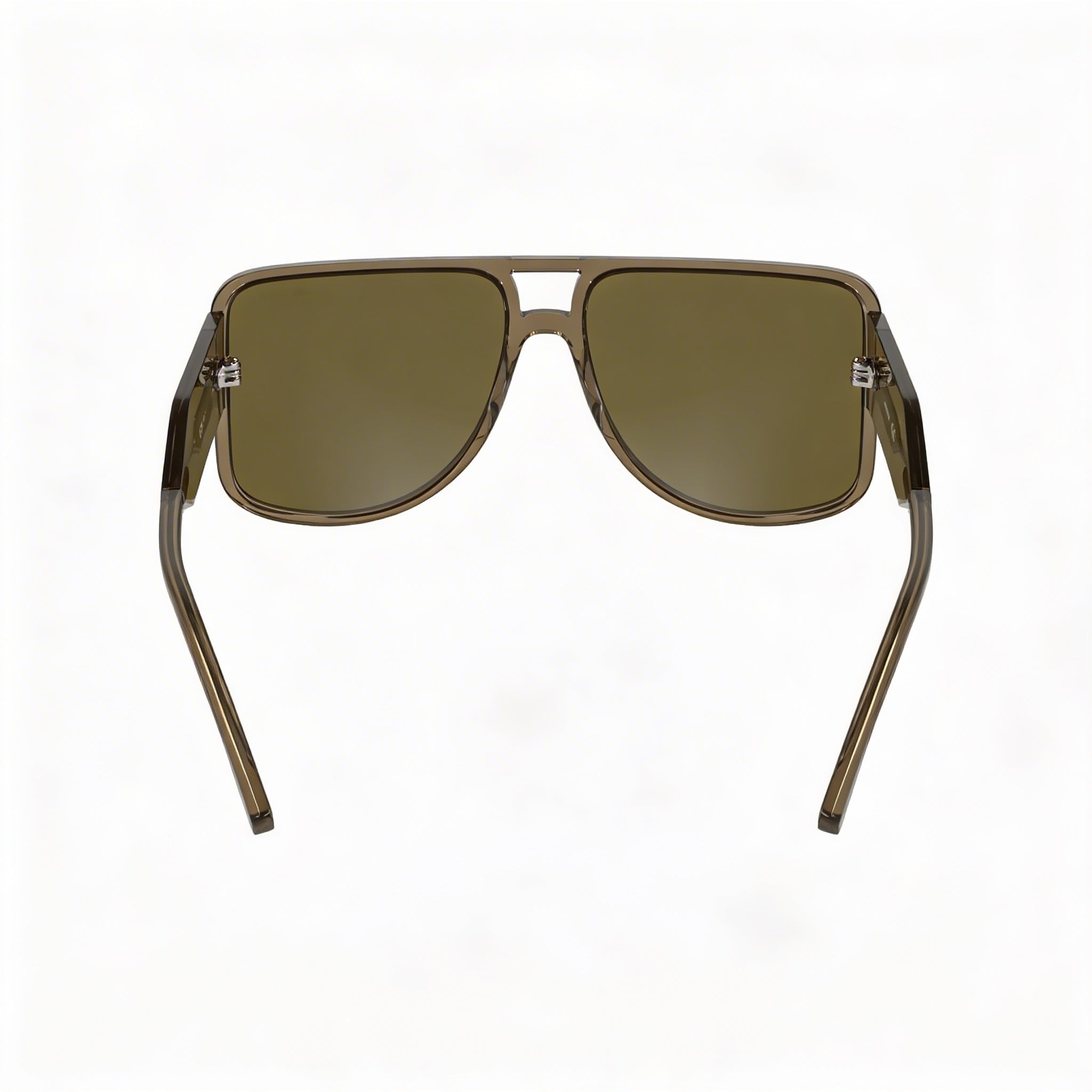 Gafas de sol Lacoste L6056s para mujer, montura de plástico marrón claro con lentes marrones sólidas sin polarizar de protección UV 59, Photo 2