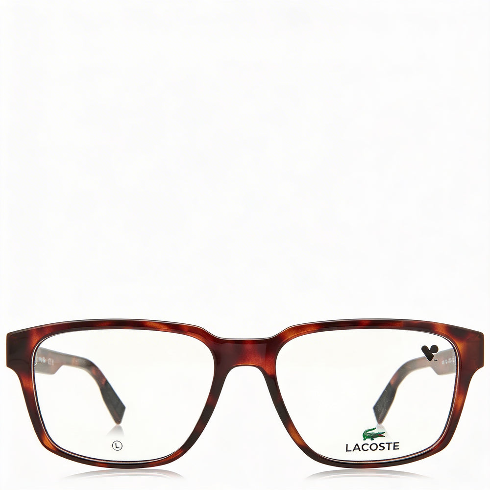 Gafas de hombre Lacoste L2927 Rectangulares Havana INYECTADAS No Polarizadas 56mm