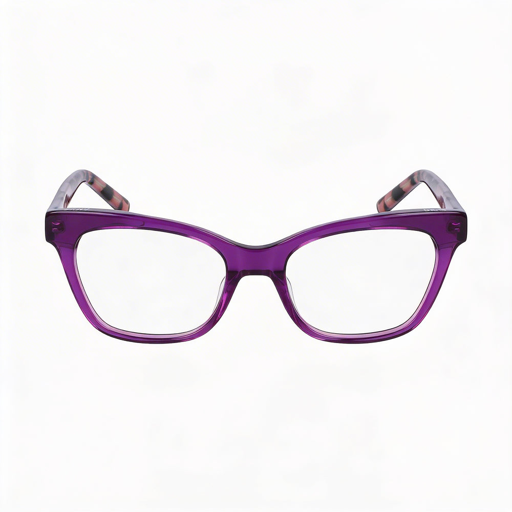 DKNY Dk5053 Unisex Sunglasses with Crystal Purple Acetate Frame and Non-Polarized Lenses, Size 51mm