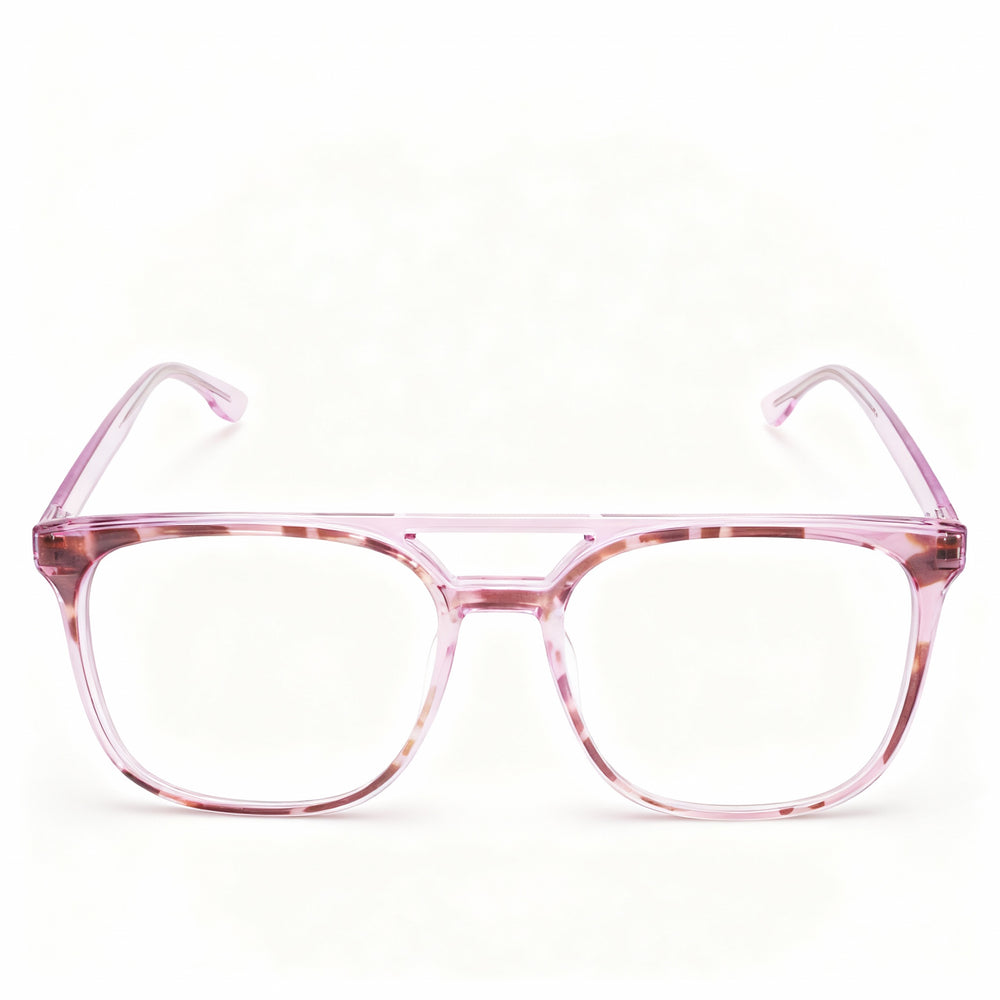 MCALLISTER Mc4533 Men's Metal Purple Tortoise Optical Frames with Clear Demo Lenses 55-18-140