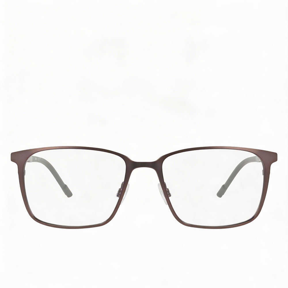 Flexon E1159 Gafas de hombre sin acetato, gris oscuro mate, 54-18-145