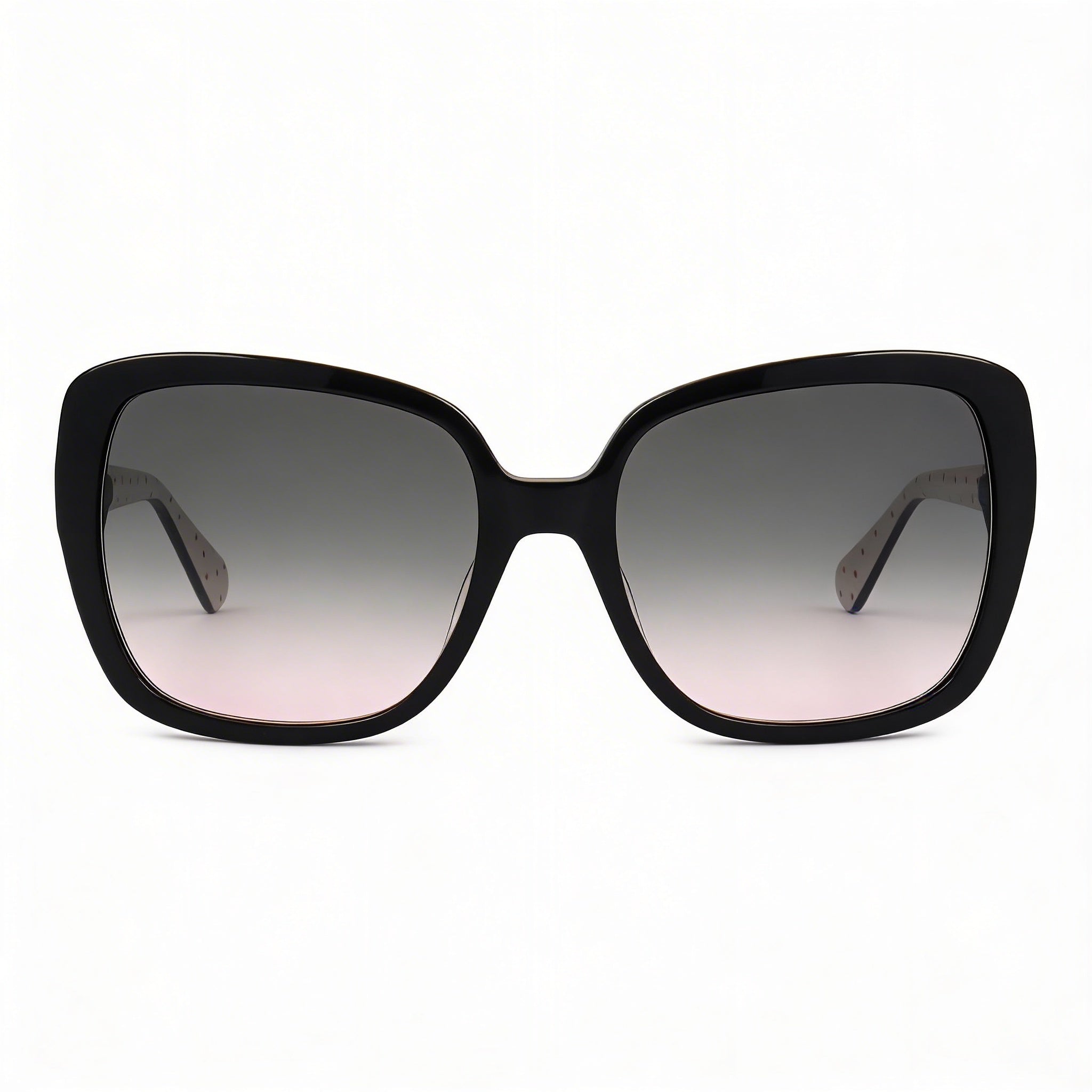 Kate Spade New York Wilhemina/S Women's Black Green Shaded Pink Plastic Prescription-Ready UV 300 Sunglasses 55mm, Photo 2