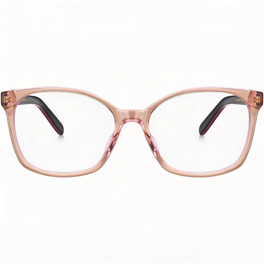 Gafas de vista Marc Jacobs Marc 464 para mujer, cuadradas, de acetato, con montura rosa y negra, ancho de lente de 53 mm