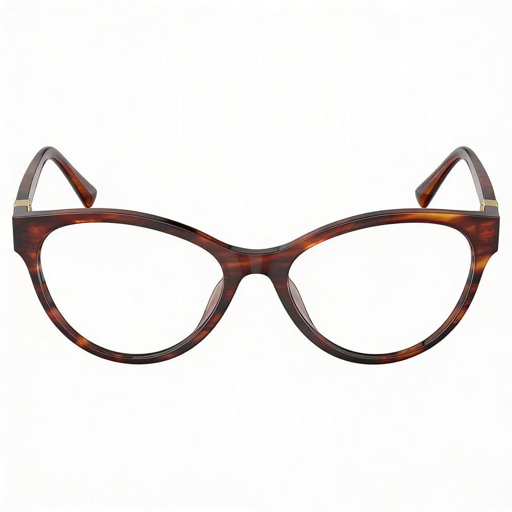 Ralph Lauren Rl 6238u Men's Acetate Eyeglasses with Clear Lenses, Striped Havana, 54mm