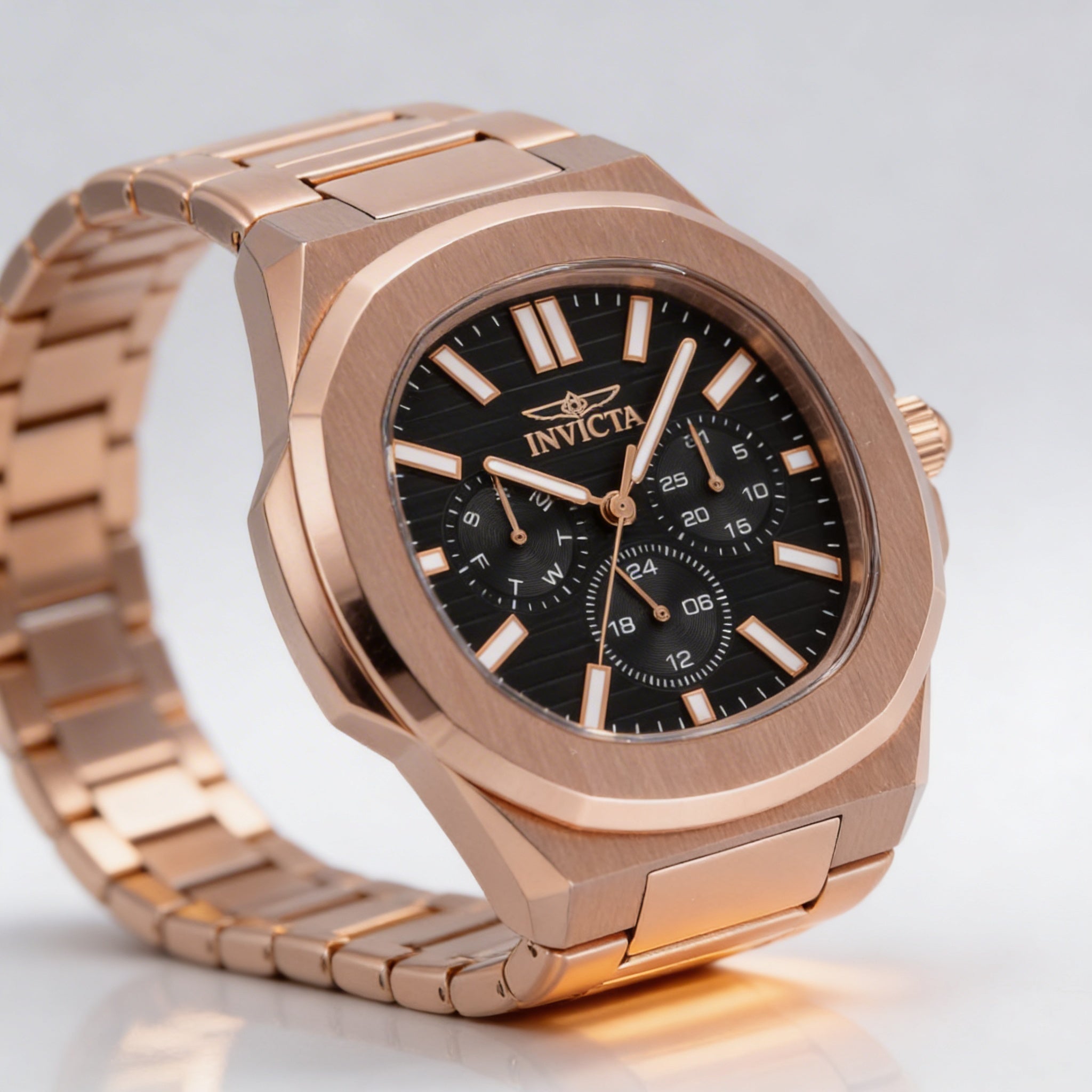 Reloj Invicta Speedway 48524 para hombre, cronógrafo de acero inoxidable de 41 mm con pulsera de cuarzo y esfera marrón., Photo 2