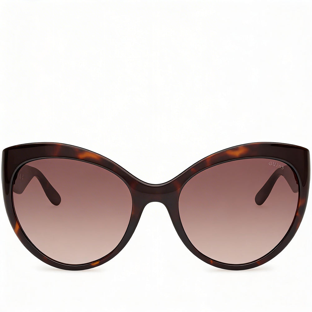 Gafas de sol inyectadas GUESS Classic de mujer con protección UV, color Habana oscuro, degradado marrón, 61-20-125 mm