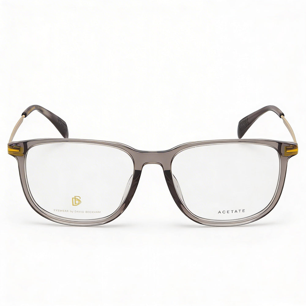 David Beckham Db 7074/F Sunglasses for Men, Grey Gold Plastic Frame, Non-polarised Lenses 55mm