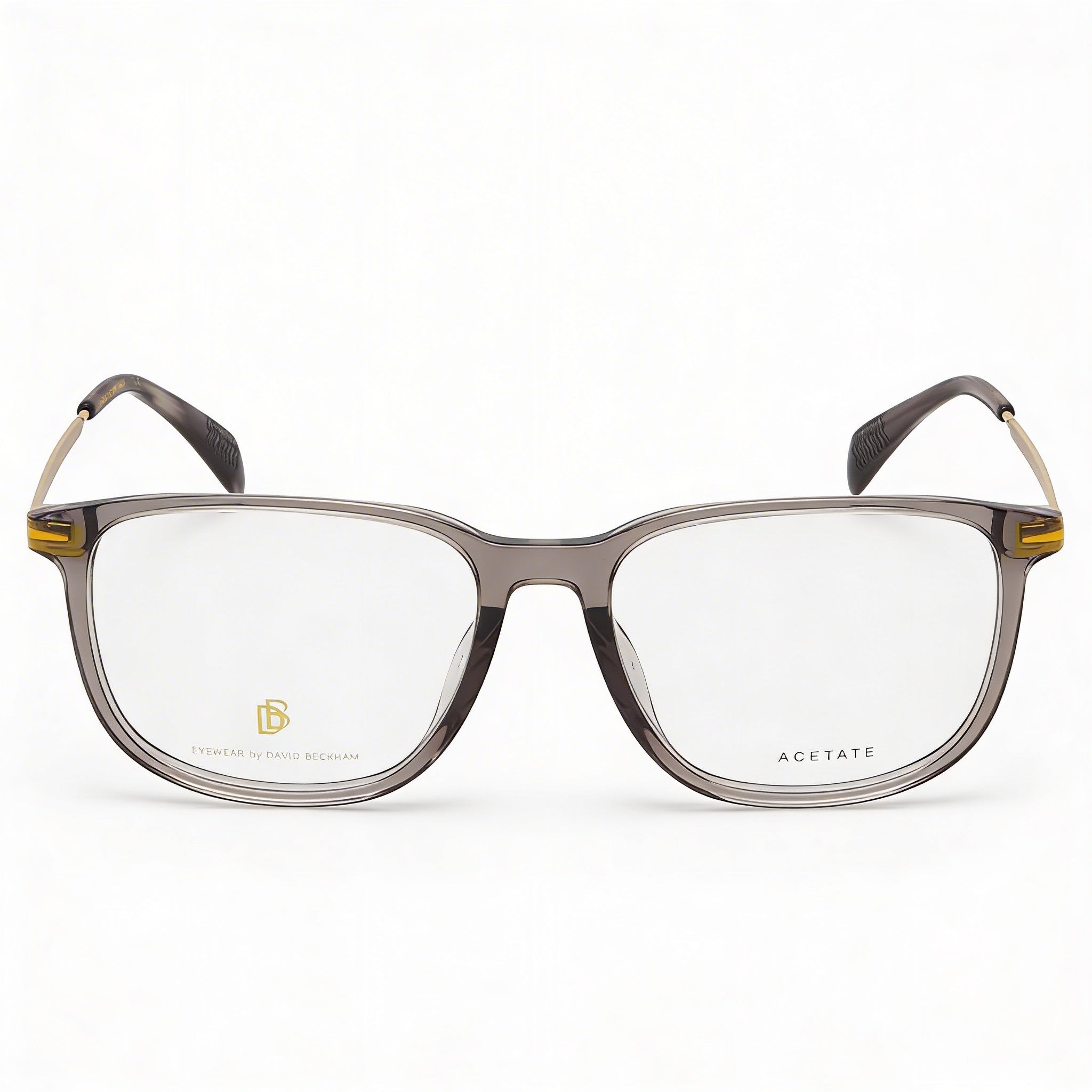 Gafas de sol David Beckham Db 7074/F para hombre, montura de plástico gris dorado, lentes no polarizadas de 55 mm, Photo 2