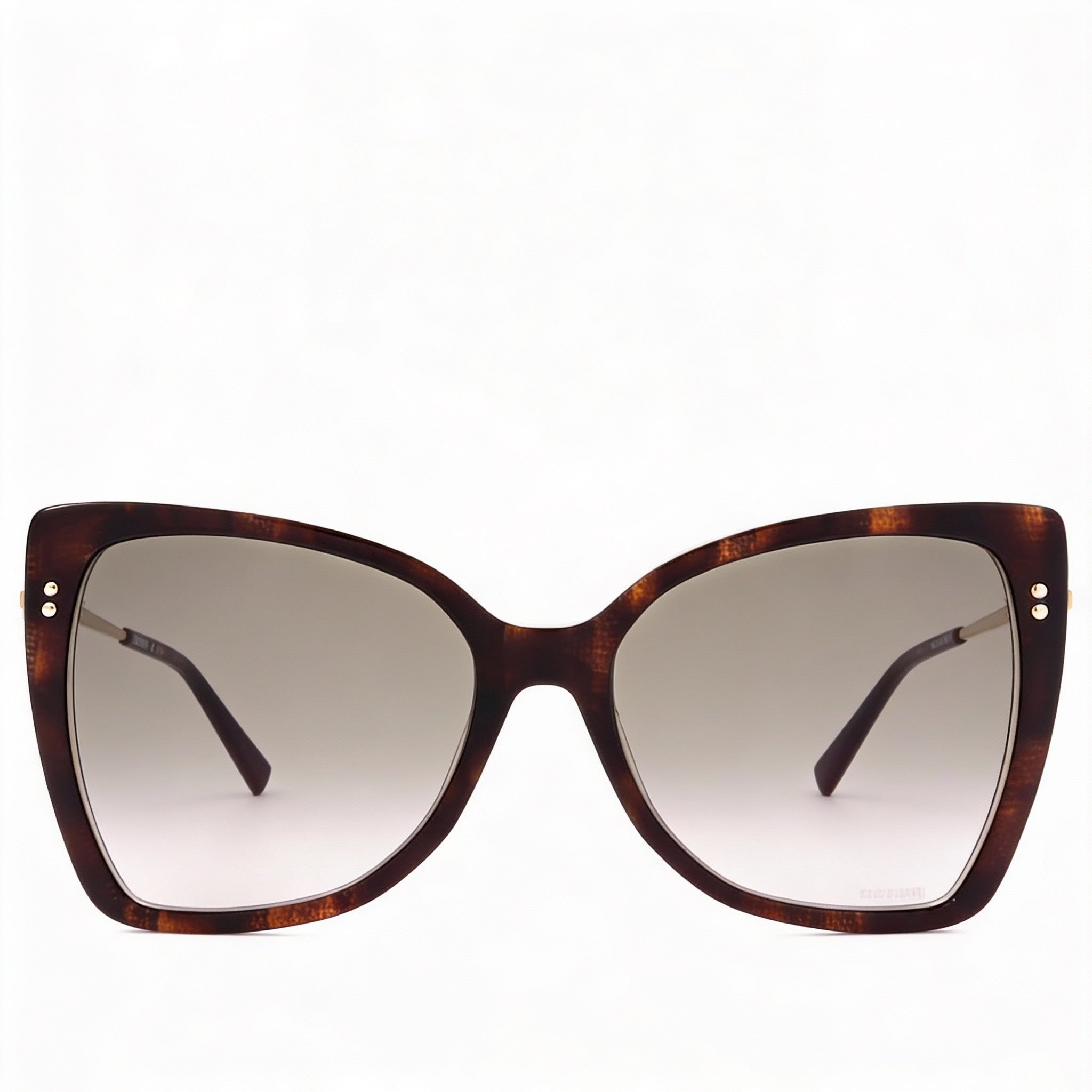 Gafas de sol unisex casuales Missoni de acetato con forma de mariposa, montura marrón habano con degradado marrón y protección UV de 58 mm, Photo 2