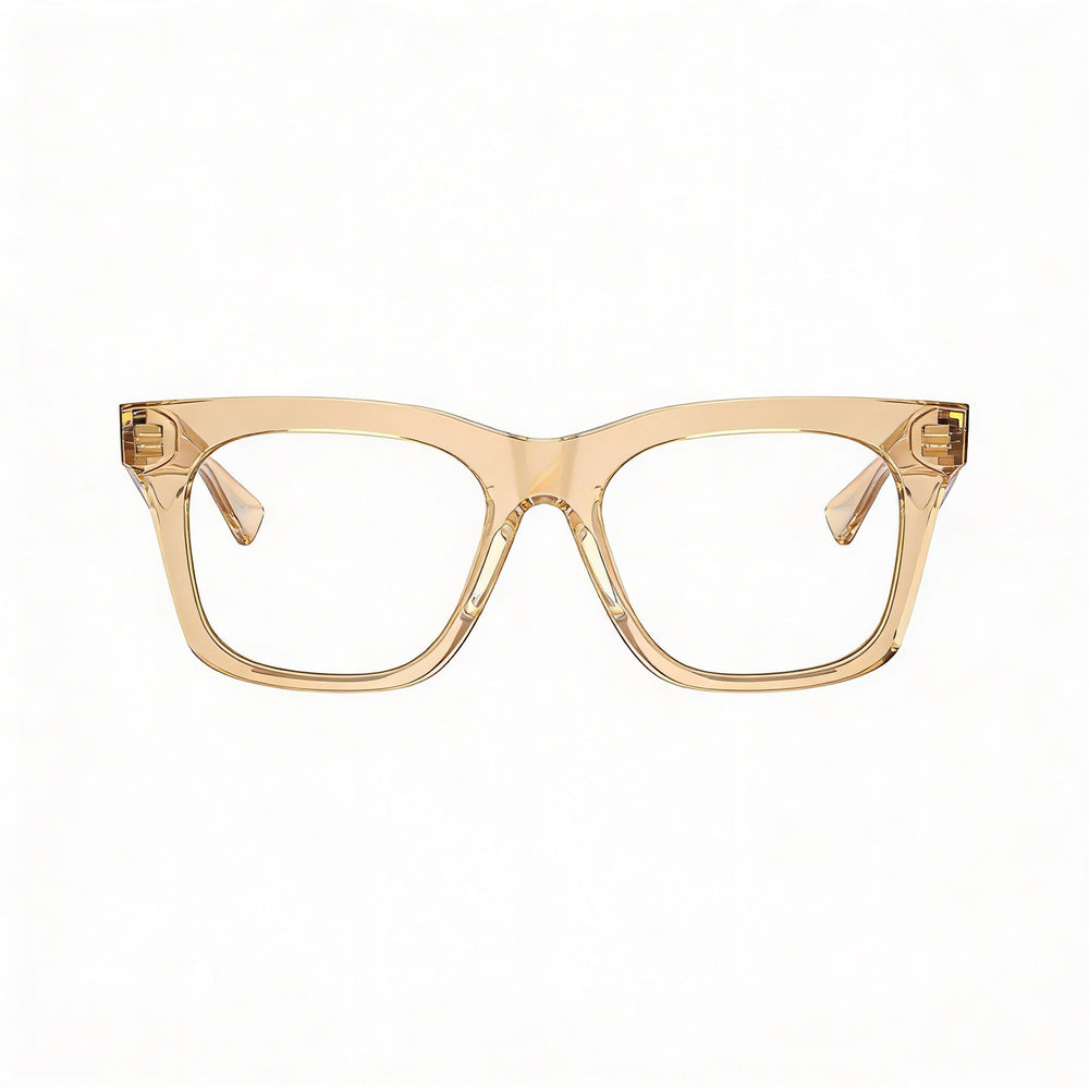 BURBERRY Classic Unisex Brown Optical Frames with Clear Demo Lenses, Lenses Can Be Replaced with Custom Prescription Lenses