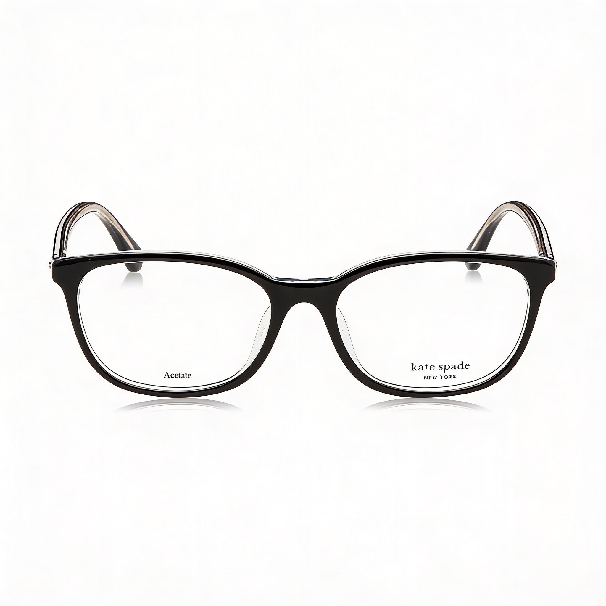 Kate Spade New York Haisley/F Unisex Eyewear with Multicolored Frame and White Glass Lenses, Photo 2