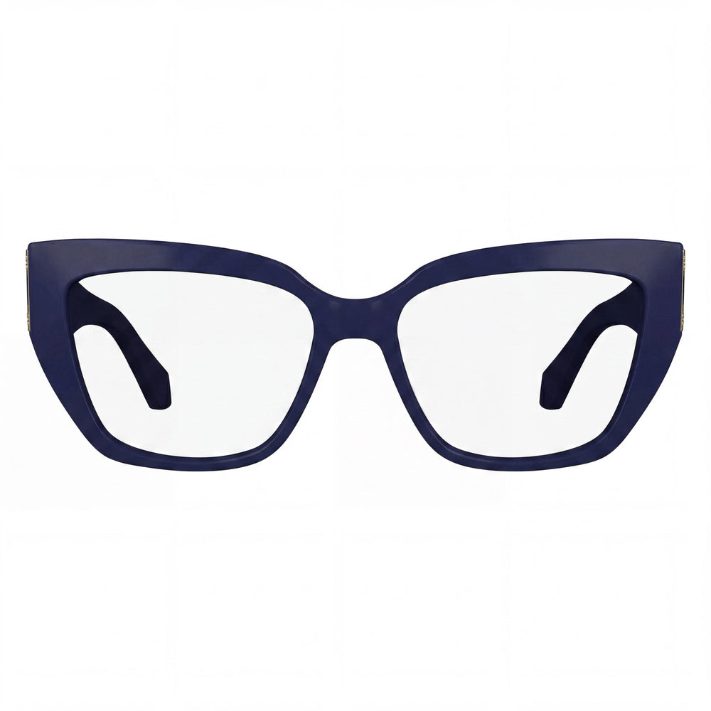 Montura de Gafas Ópticas para Hombre Salvatore Ferragamo Sf2972 con Construcción de Acetato en Color Azul Marino, Ancho de Lente 54mm
