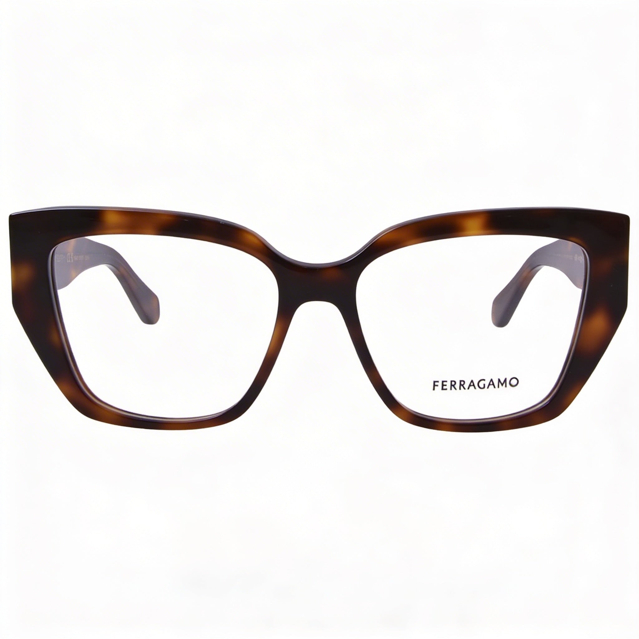 Gafas de vista Ferragamo SF2972 para mujer, montura de acetato de celulosa premium color tortuga, ancho de lente de 54 mm, Photo 2