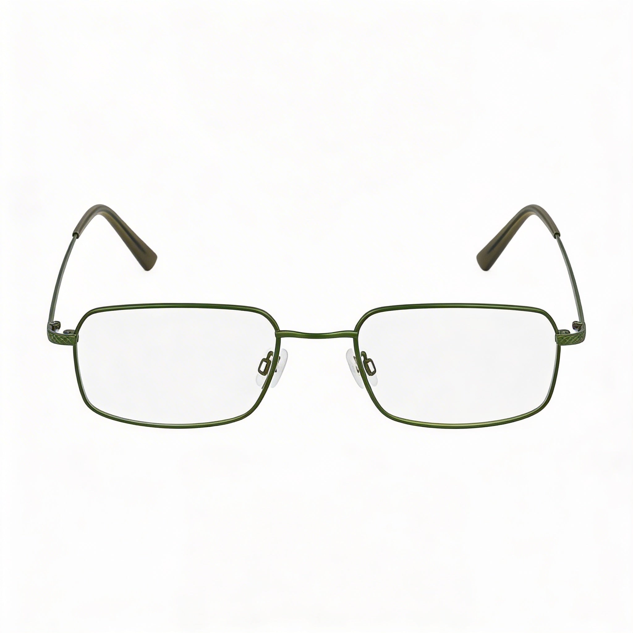 Gafas de acetato Flexon H6074 para hombre, color oliva satinado, con lentes de policarbonato multicolor, ancho de lente de 52 mm, Photo 2