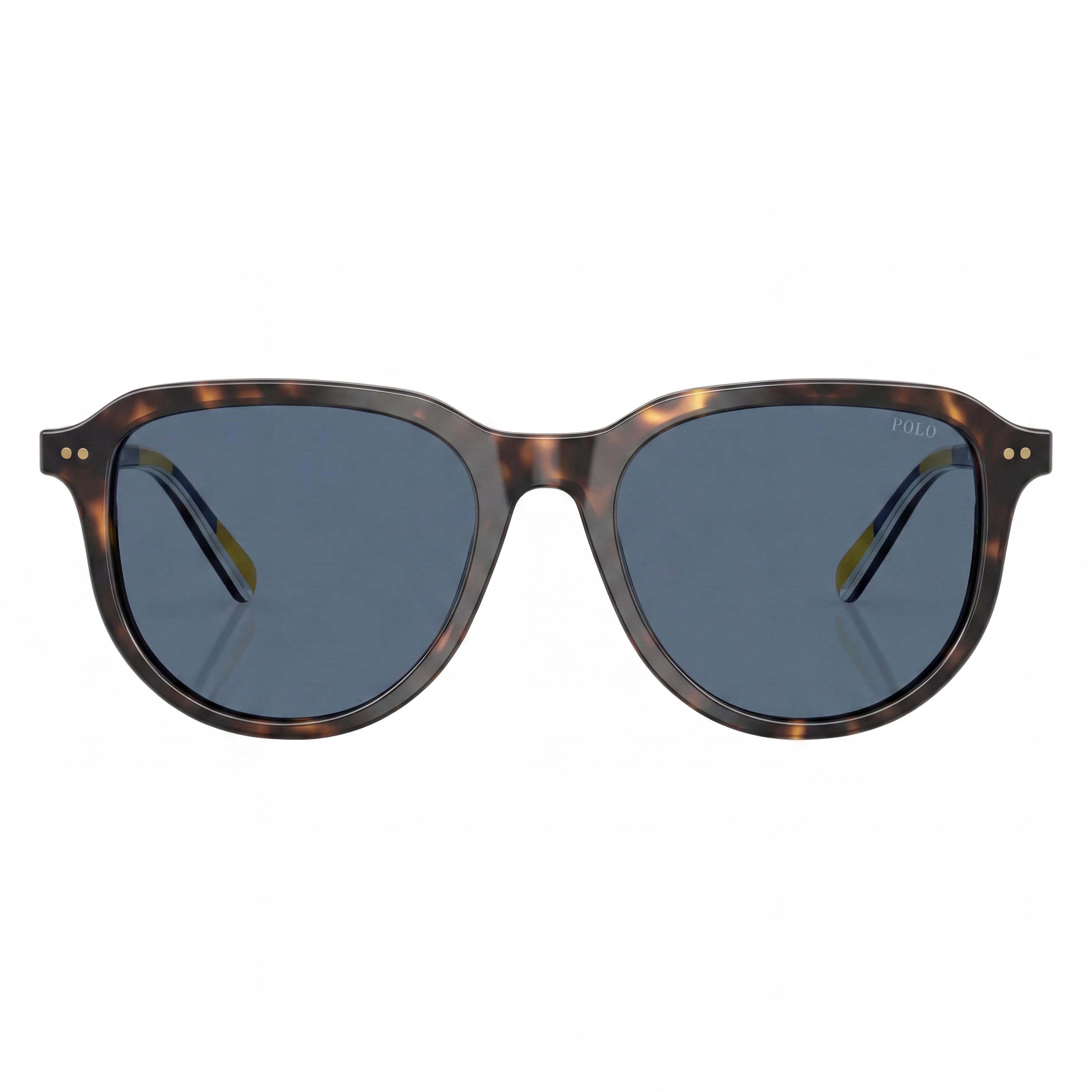 POLO RALPH LAUREN Ph4225 Women's Plastic Frame Non-Polarized Sunglasses, Dark Havana Dark Blue Frame, Dark Blue Lenses 53mm, Photo 2