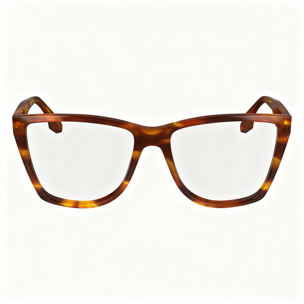 Gafas oftálmicas Victoria Beckham VB2664 de acetato para mujer en color Havana rubio rayado (54-16-140)