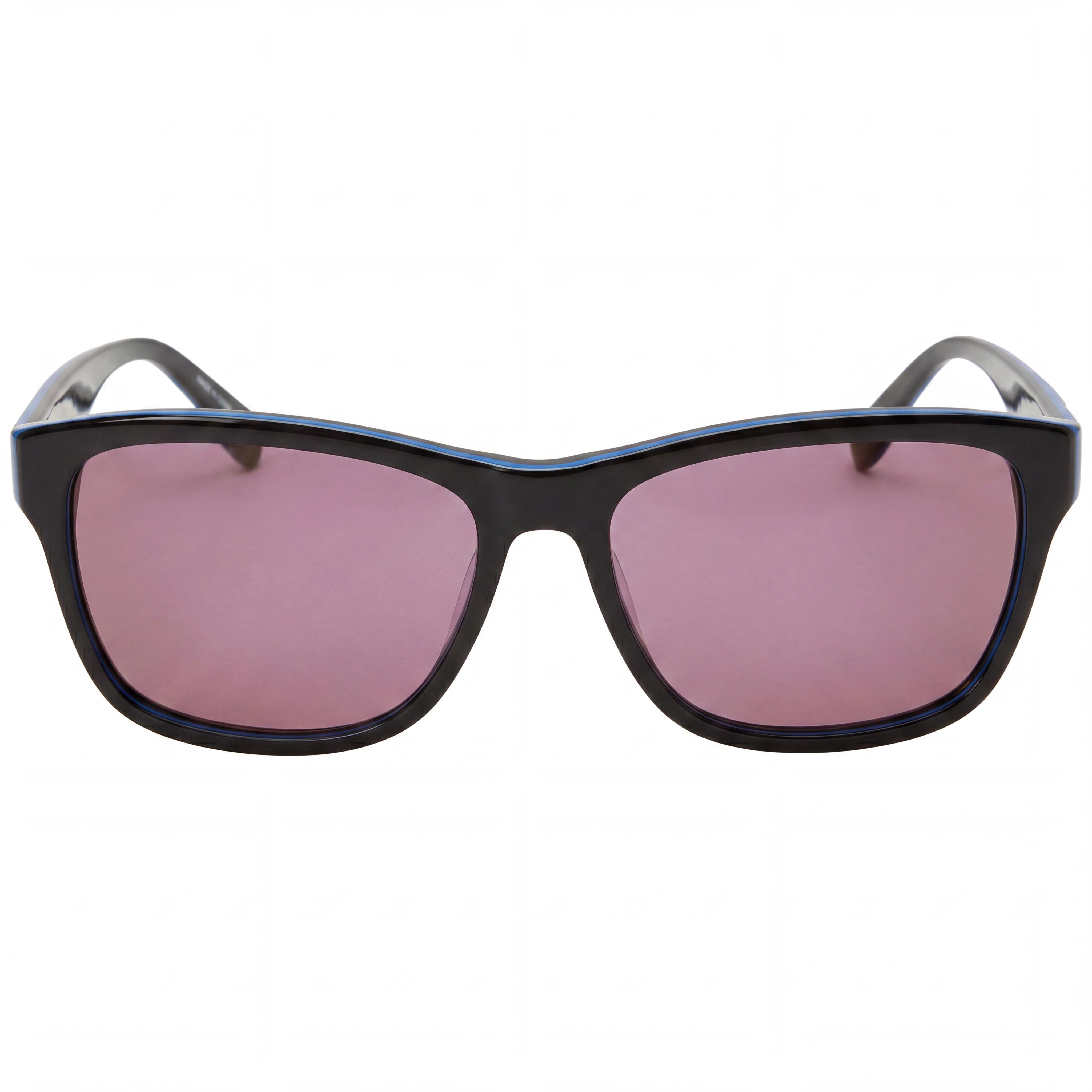 Lacoste L683s Unisex Plastic Bluette Yellow Blue Frame Navy Lens UV Protected Anti-Reflective Sunglasses 55mm, Photo 2